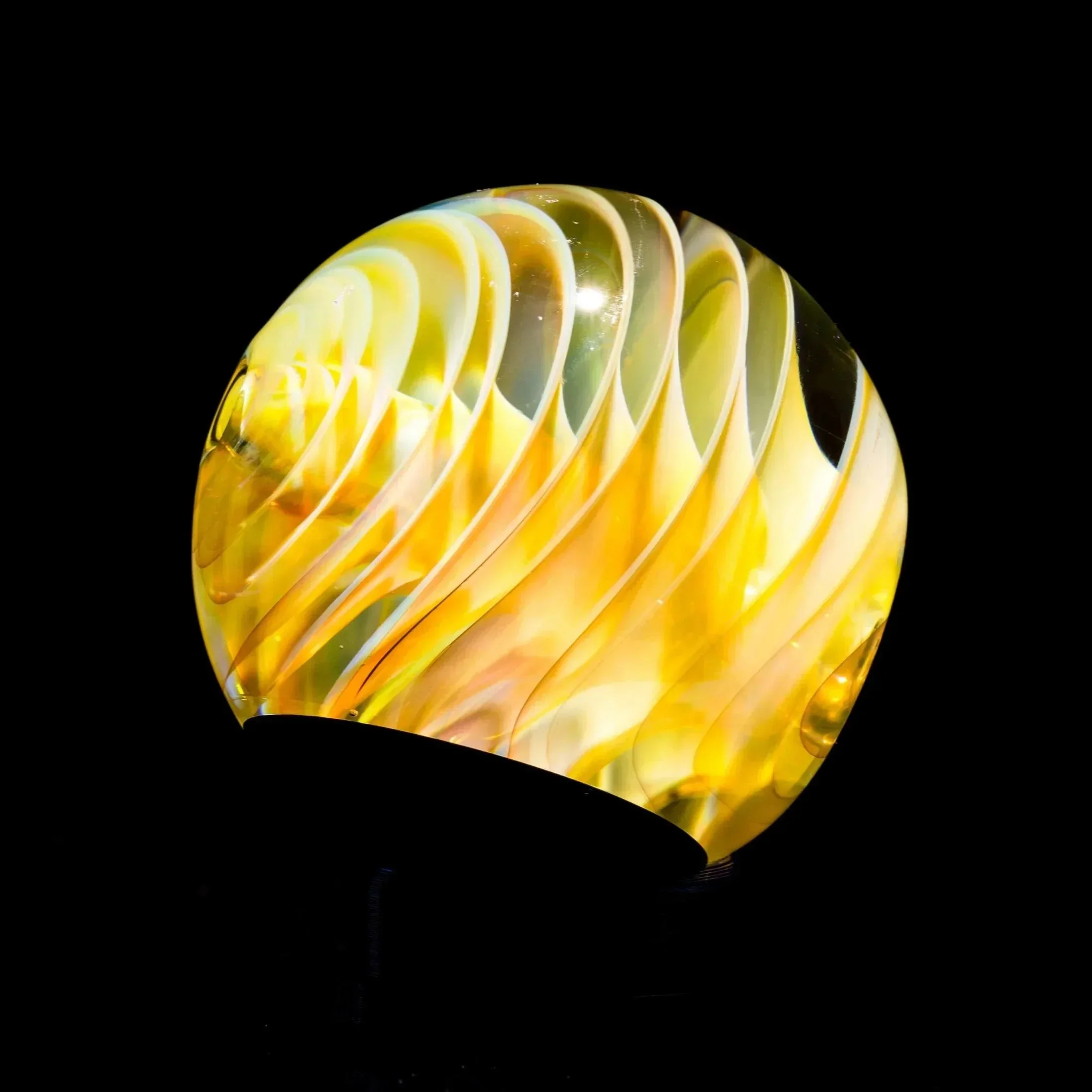 Firekist Glass - Fume Collapse Marble Pipe 4 - Image 2