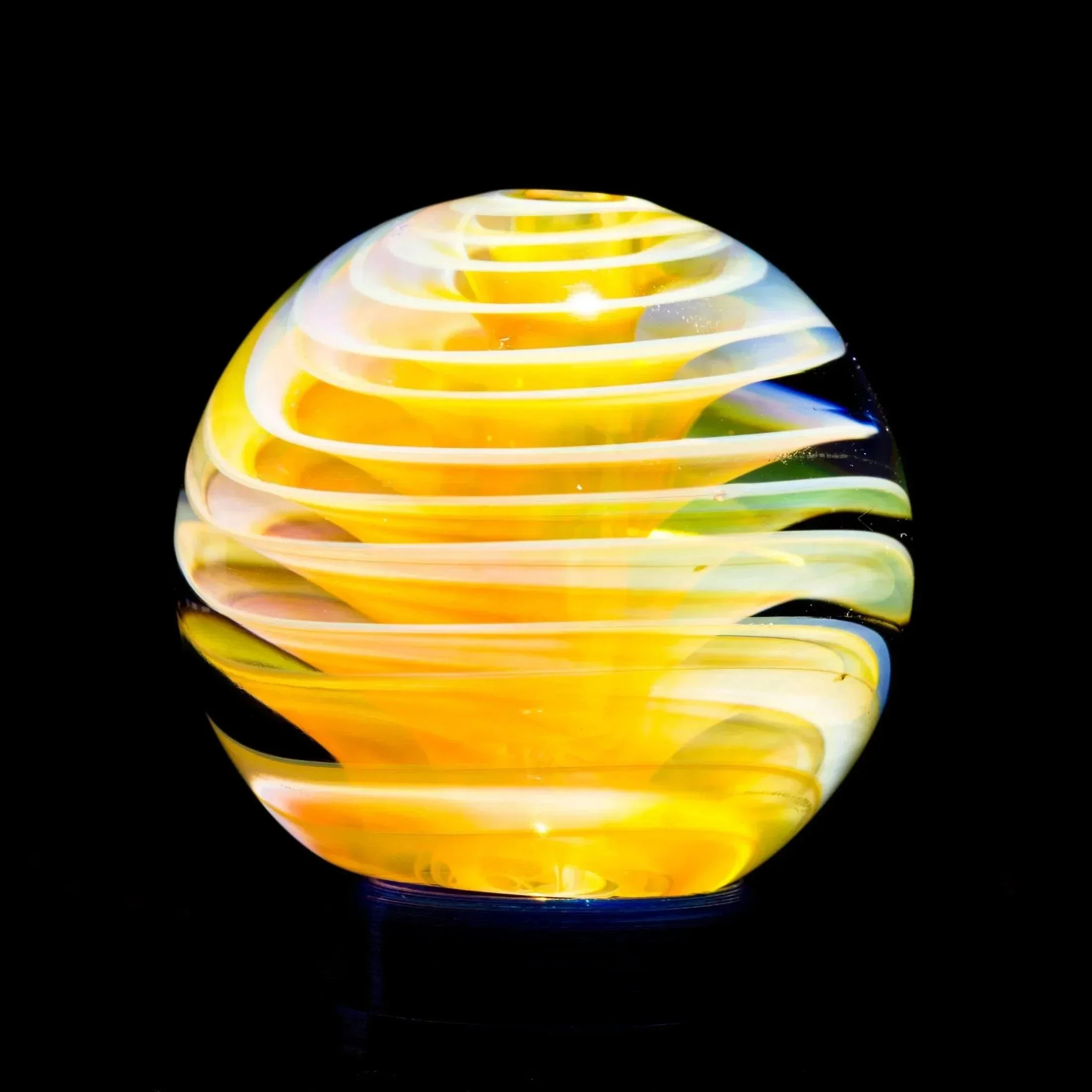 Firekist Glass - Fume Collapse Marble Pipe 4 - Image 4
