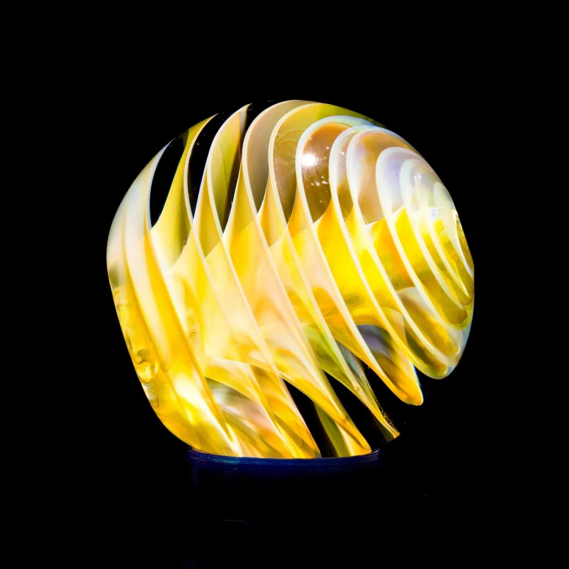 Firekist Glass - Fume Collapse Marble Pipe 4 - Image 5
