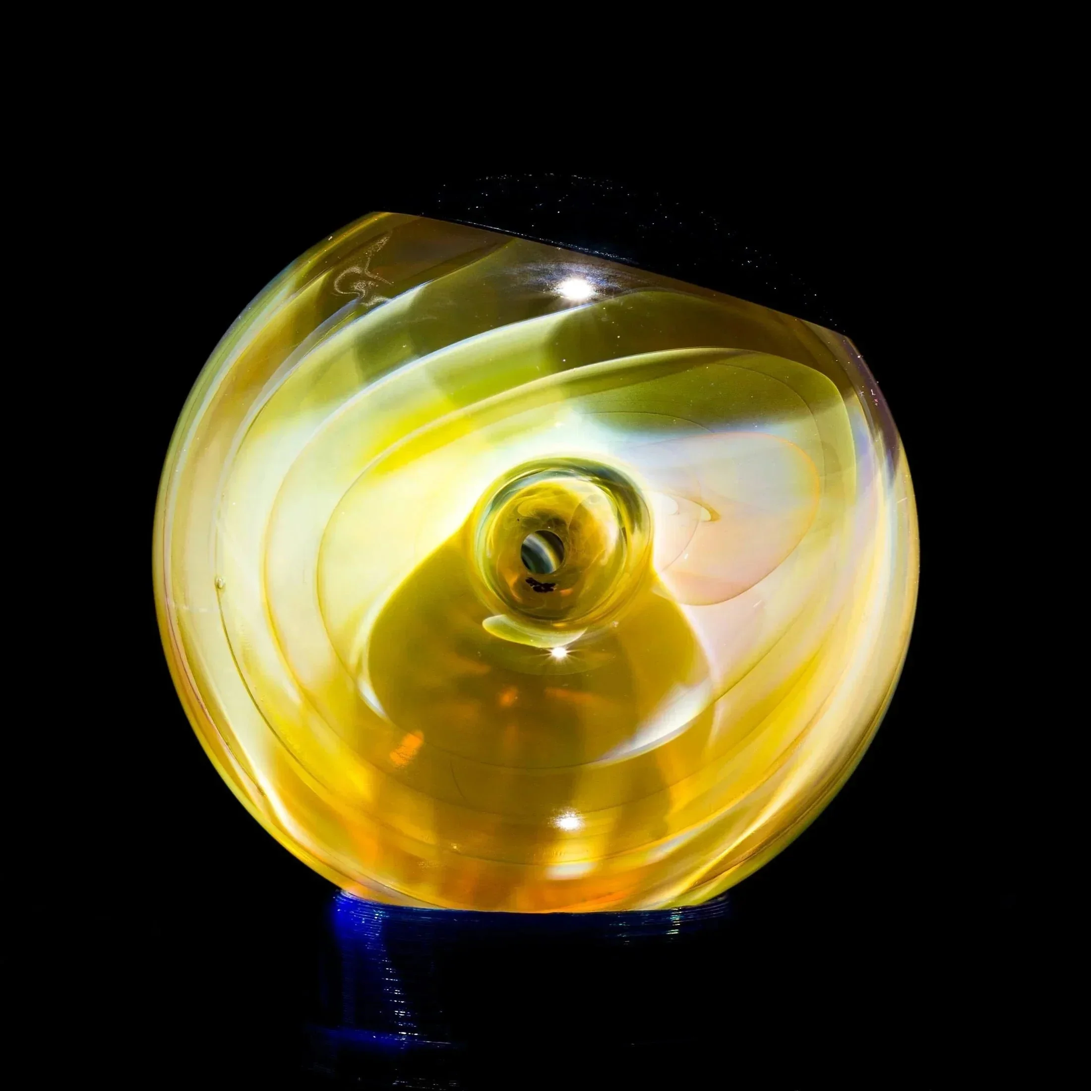 Firekist Glass - Fume Collapse Marble Pipe 4 - Image 8