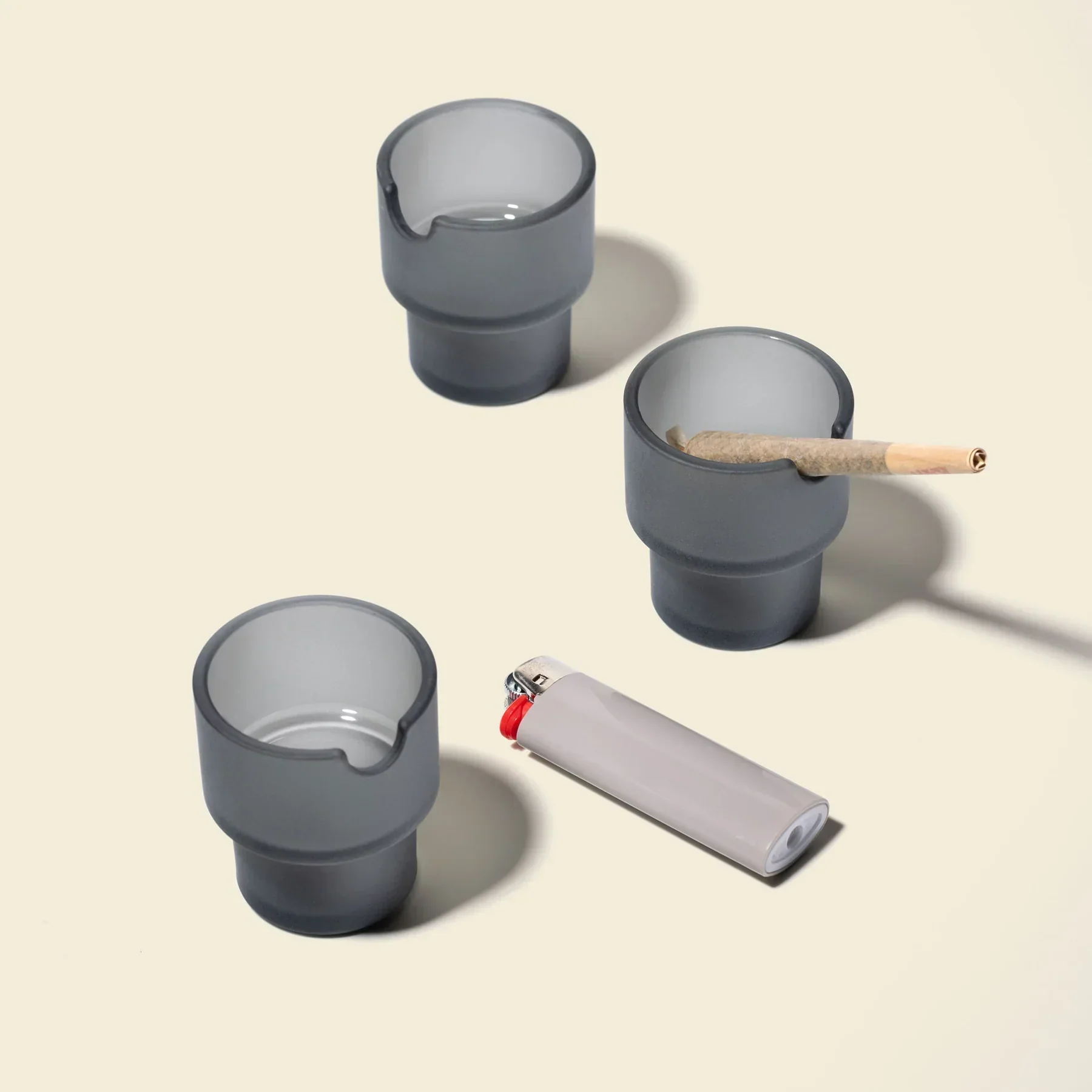 NWTN Home - Flower Pots Ashtray Set Charcoal - Image 4