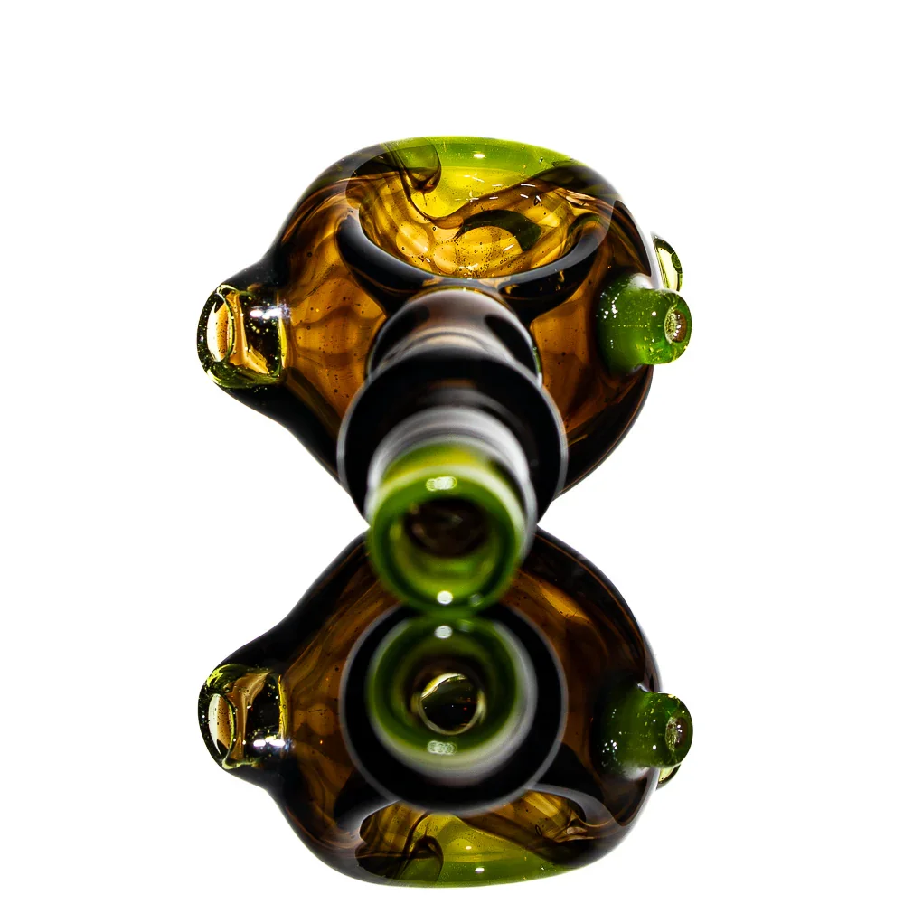 Freeways Glass Art - Black Honeycomb Spoon - Image 4