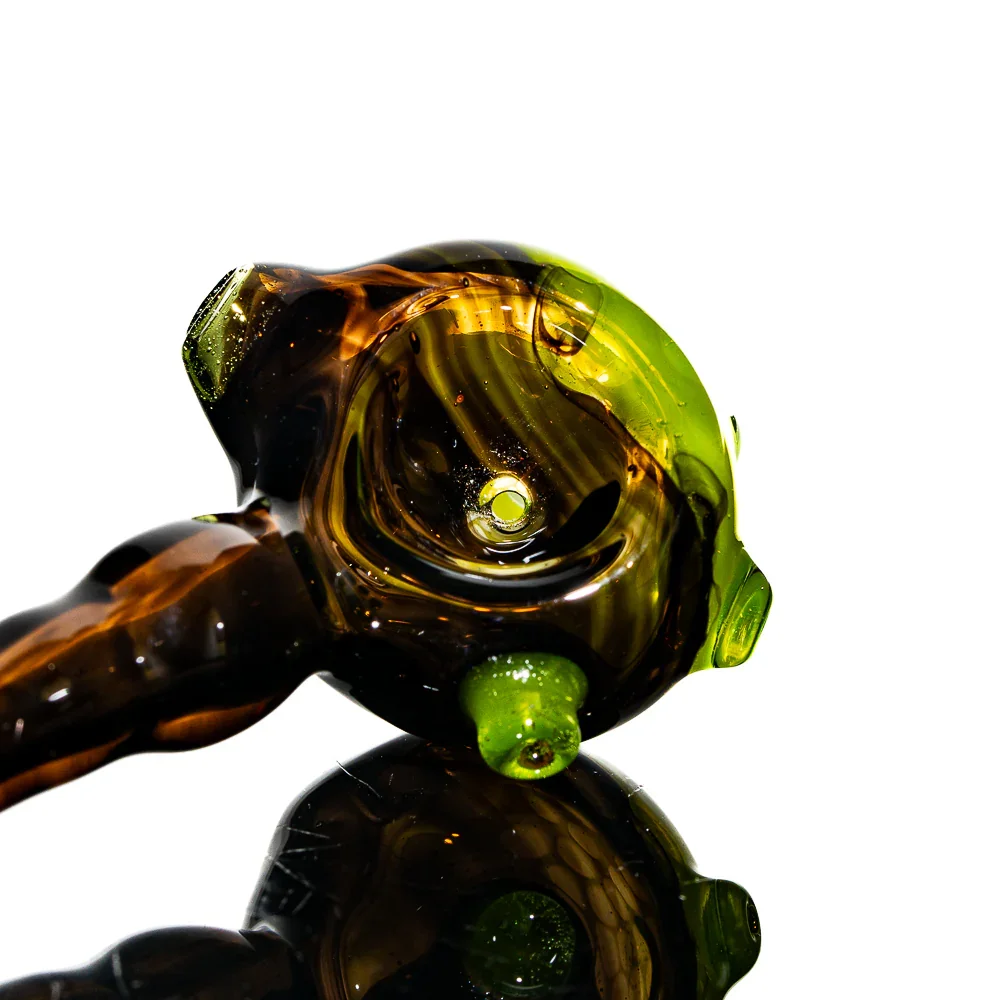 Freeways Glass Art - Black Honeycomb Spoon - Image 5
