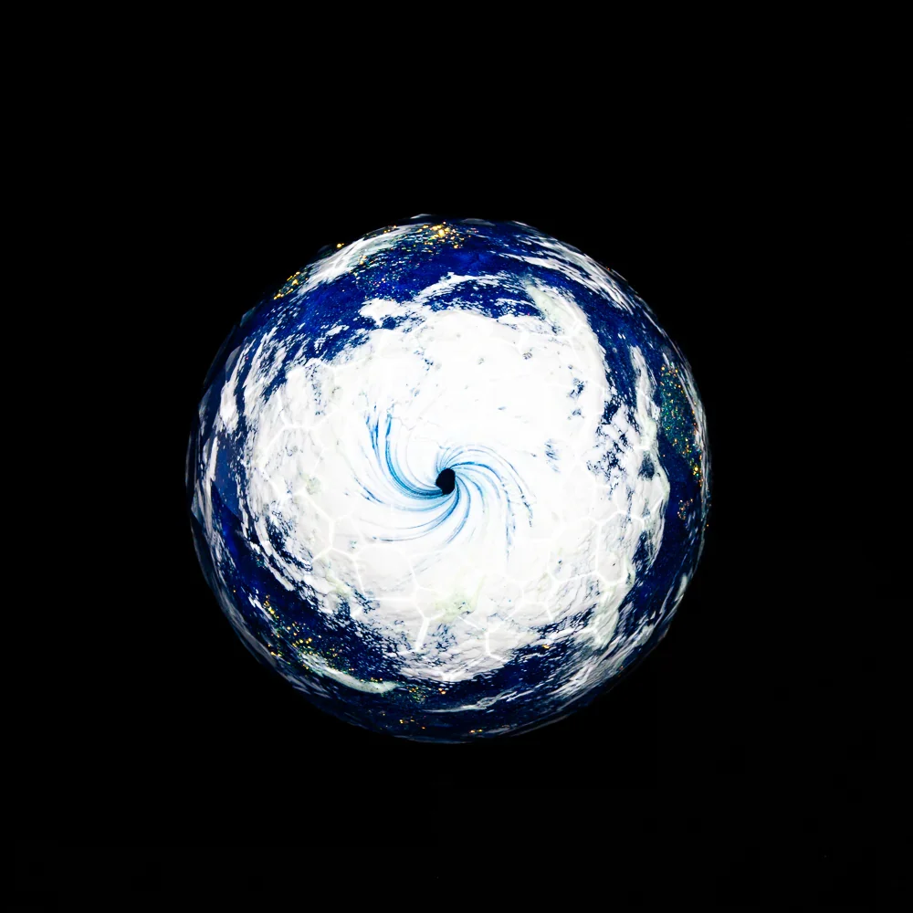 Geoffrey Beetem - Faceted New Earth Marble - Image 3