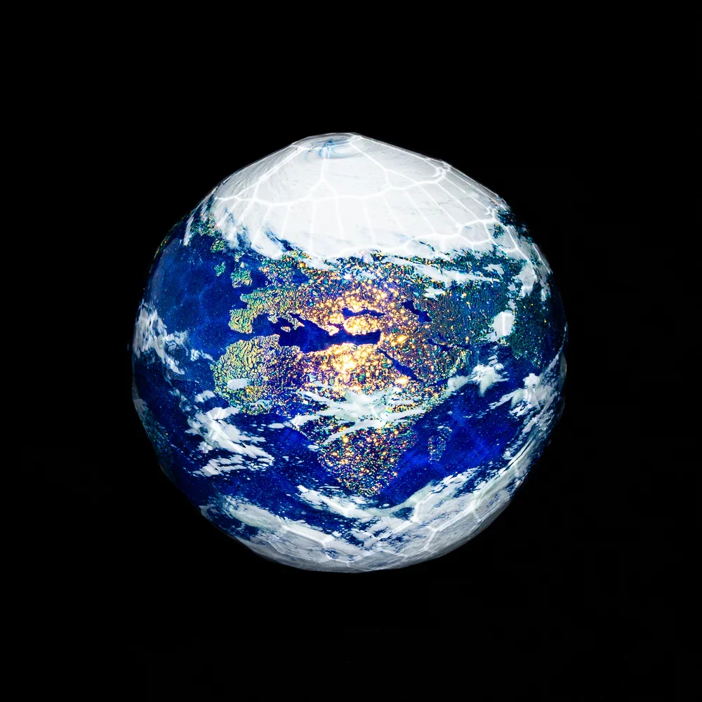 Geoffrey Beetem - Faceted New Earth Marble - Image 5