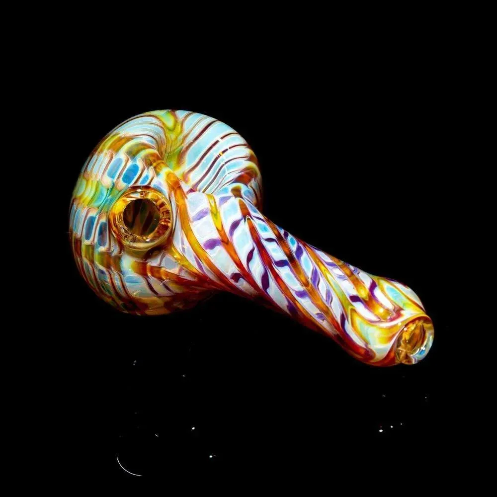 Glance Glass - Amber Purple Wrap & Rake Spoon - Image 2