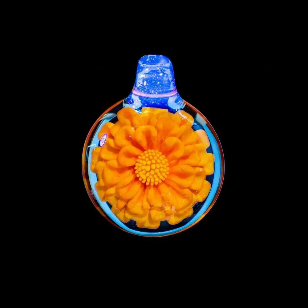 Glass By Blake - Medium Marigold Pendant - Image 2
