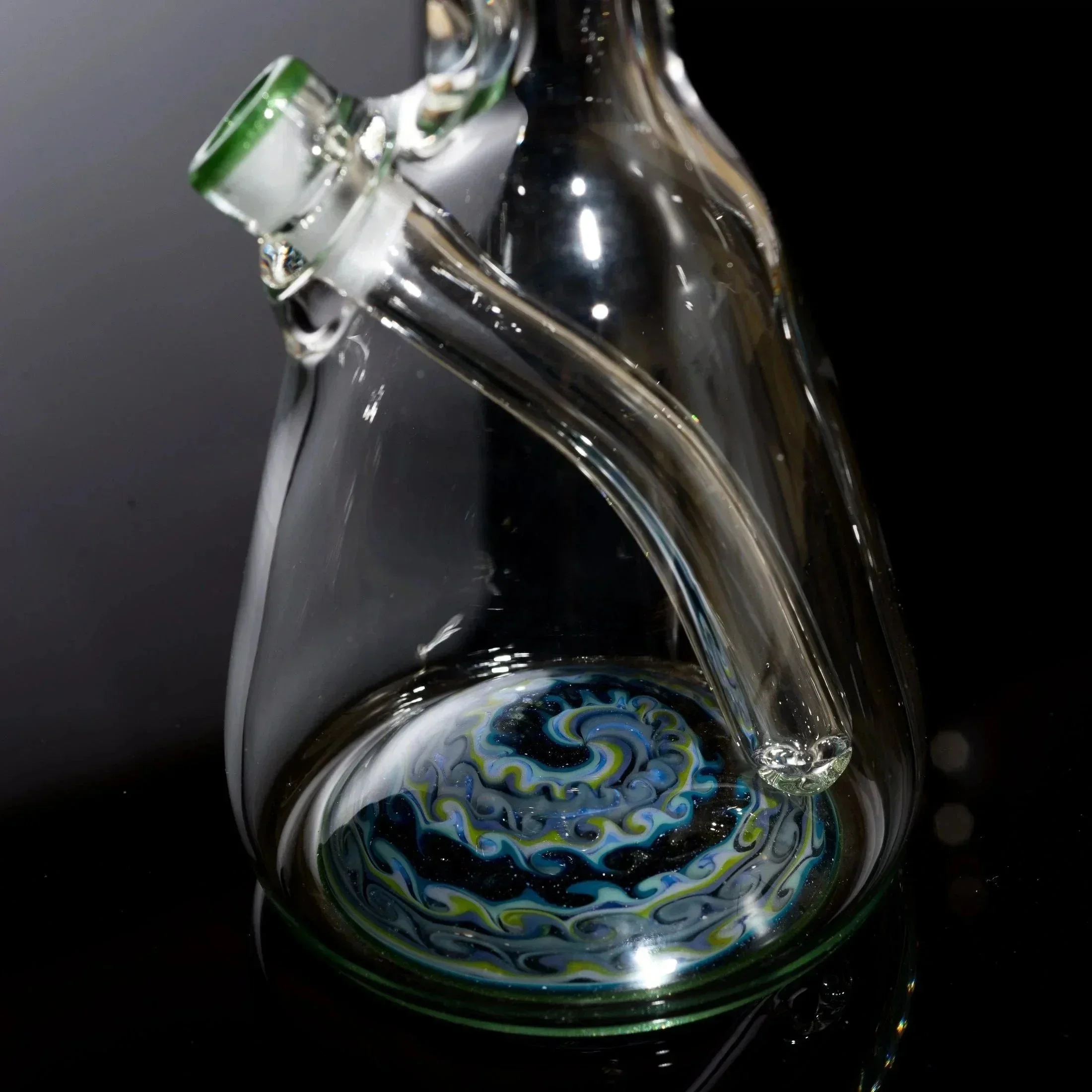 Glass By Bures - Mini Beaker Blue/Green Bottom - Image 10