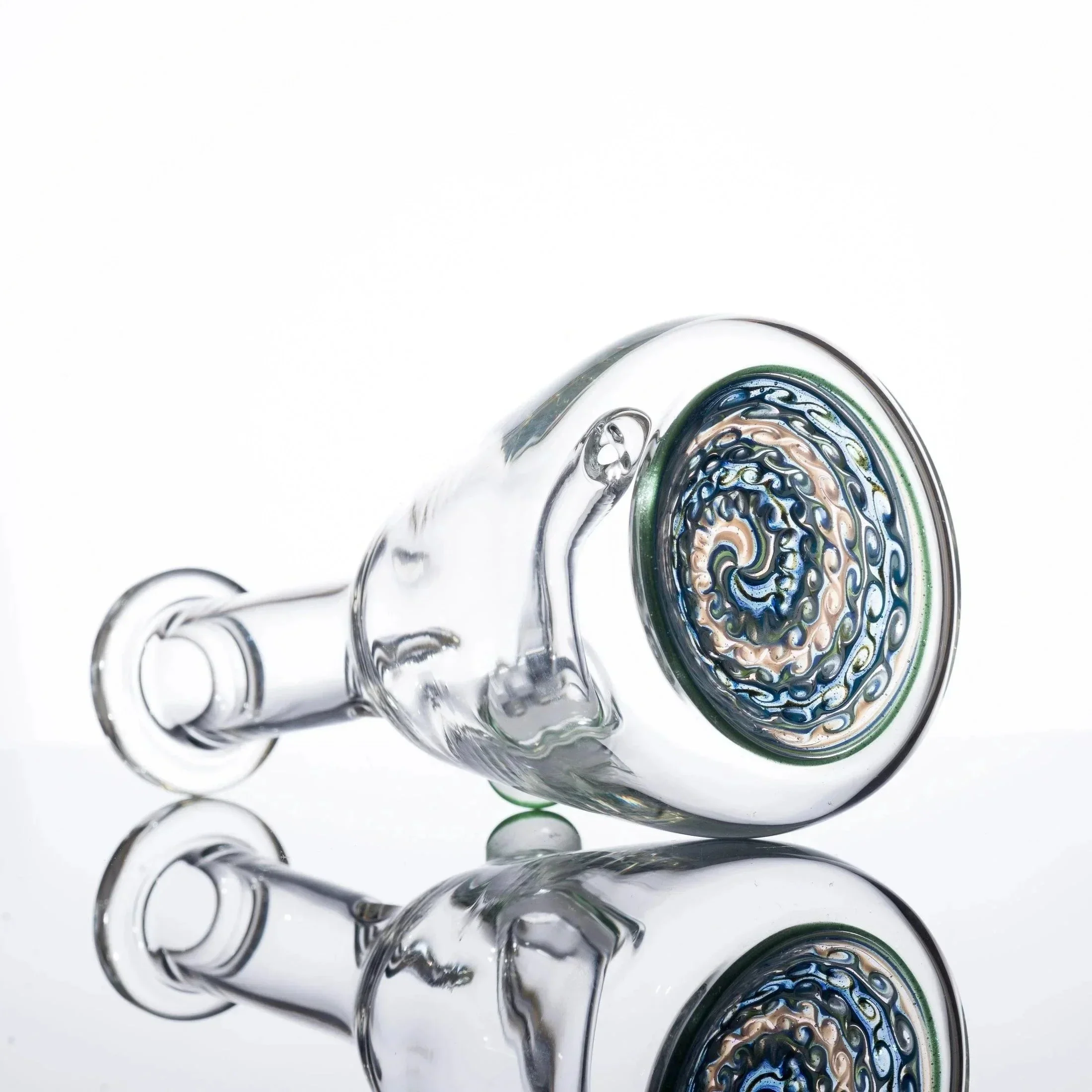 Glass By Bures - Mini Beaker Blue/Green Bottom - Image 9