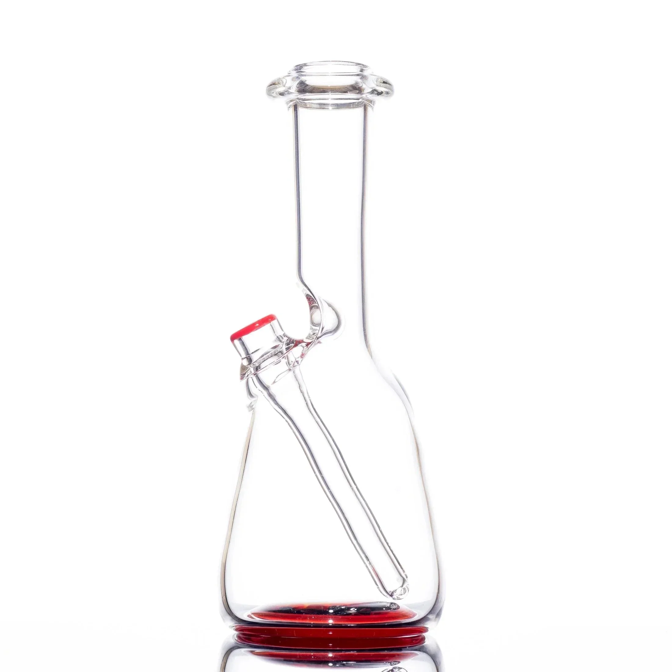 Glass By Bures - Mini Beaker Red Bottom - Image 2