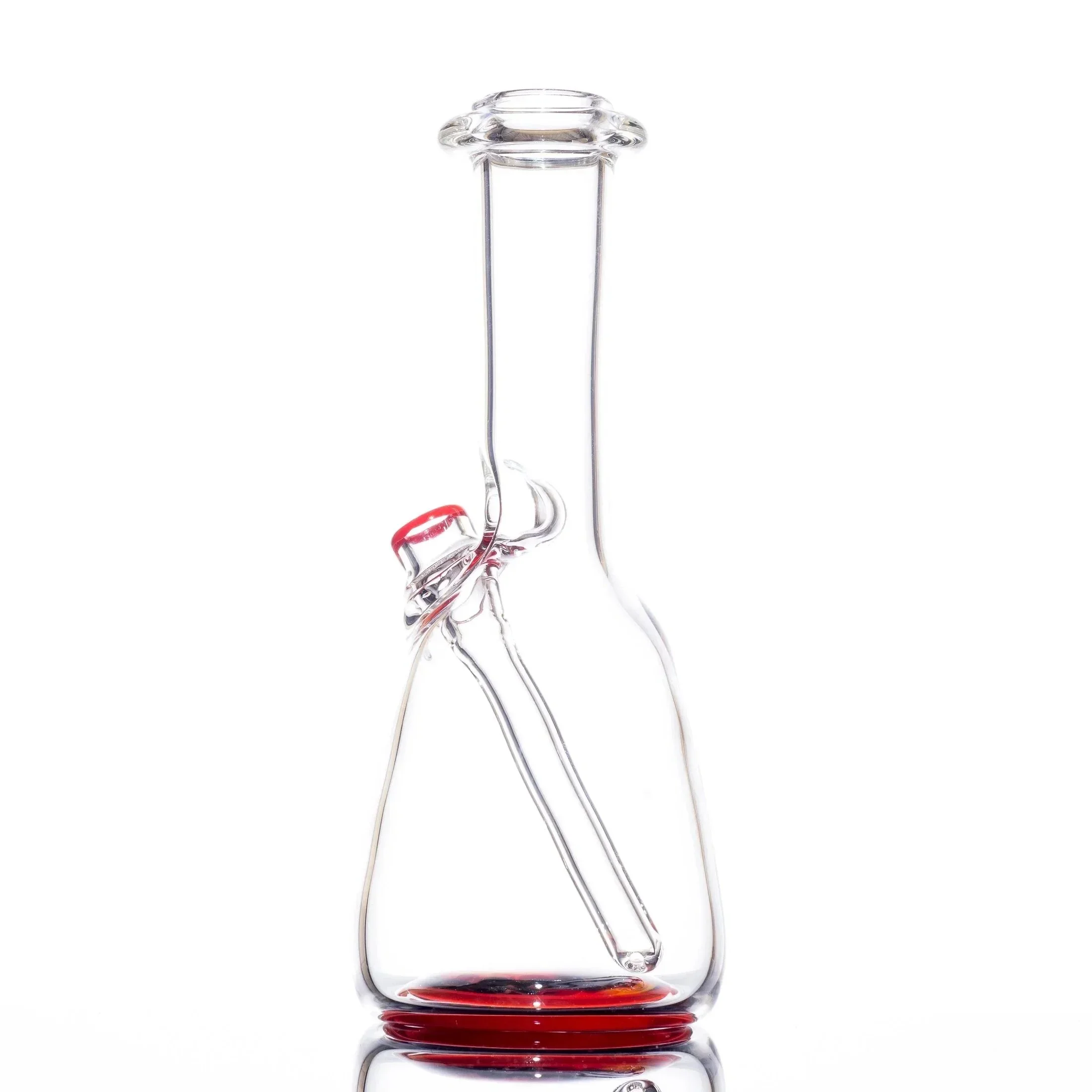 Glass By Bures - Mini Beaker Red Bottom - Image 3