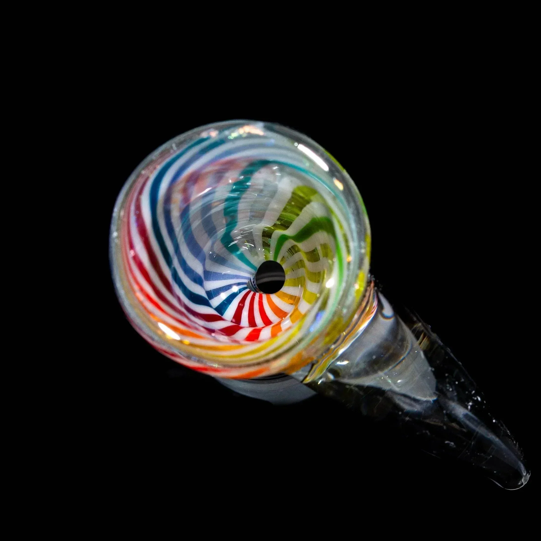 Glass Distractions - Rainbow Dichro 18mm Flare Slide - Image 2