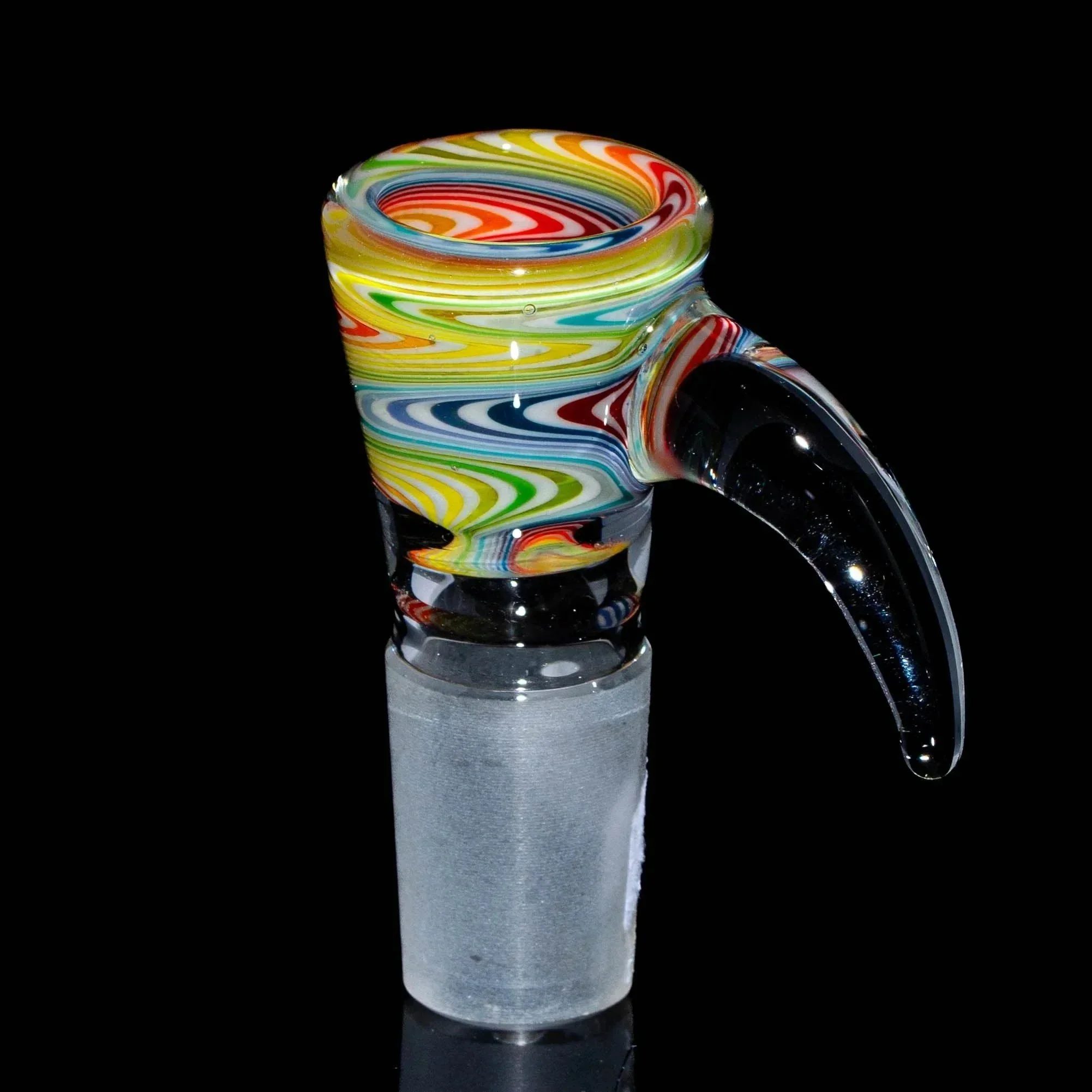 Glass Distractions - Rainbow 18mm Flare Slide