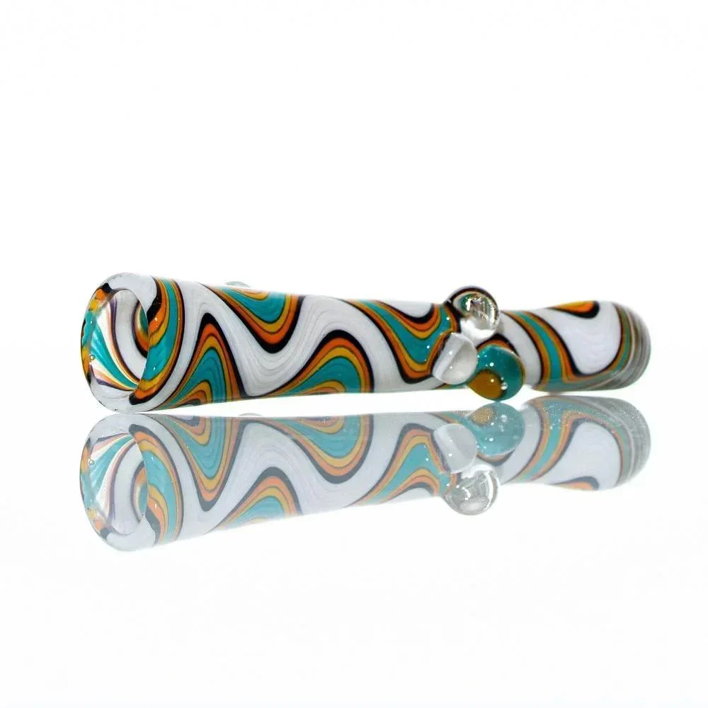 Glass Distractions - White, Blue, Green & Orange Wig Wag Onie - Image 2