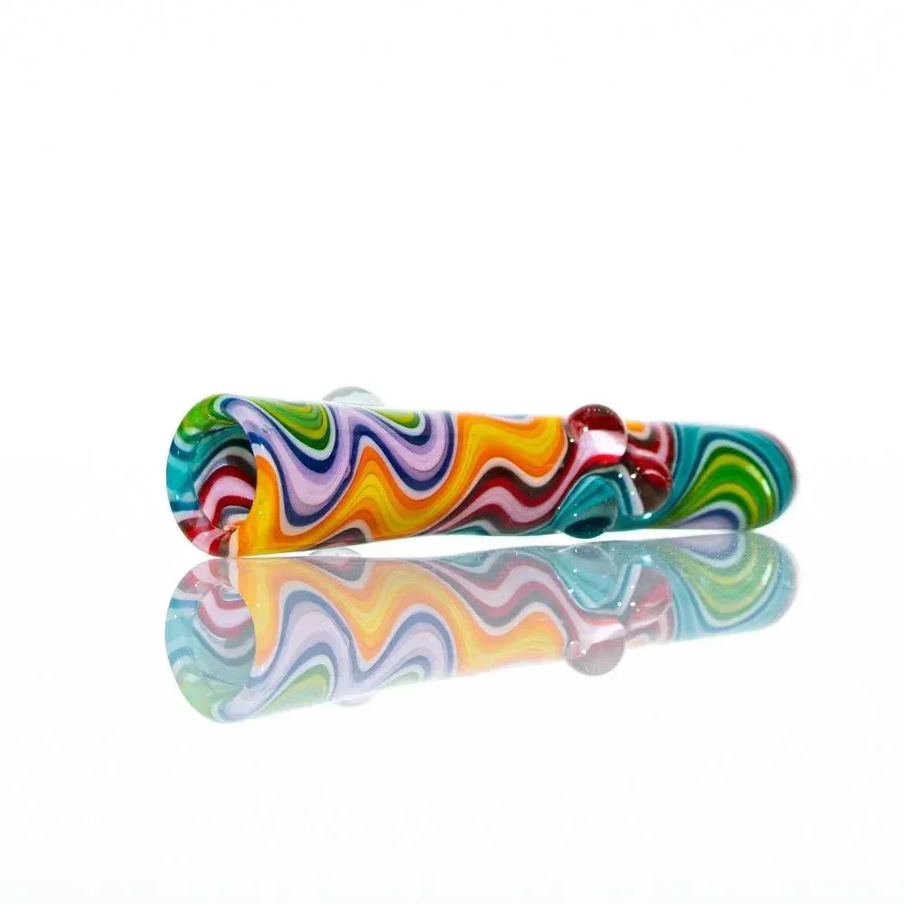 Glass Distractions - Yellow, Pink, Blue & Green Wig Wag Onie - Image 2