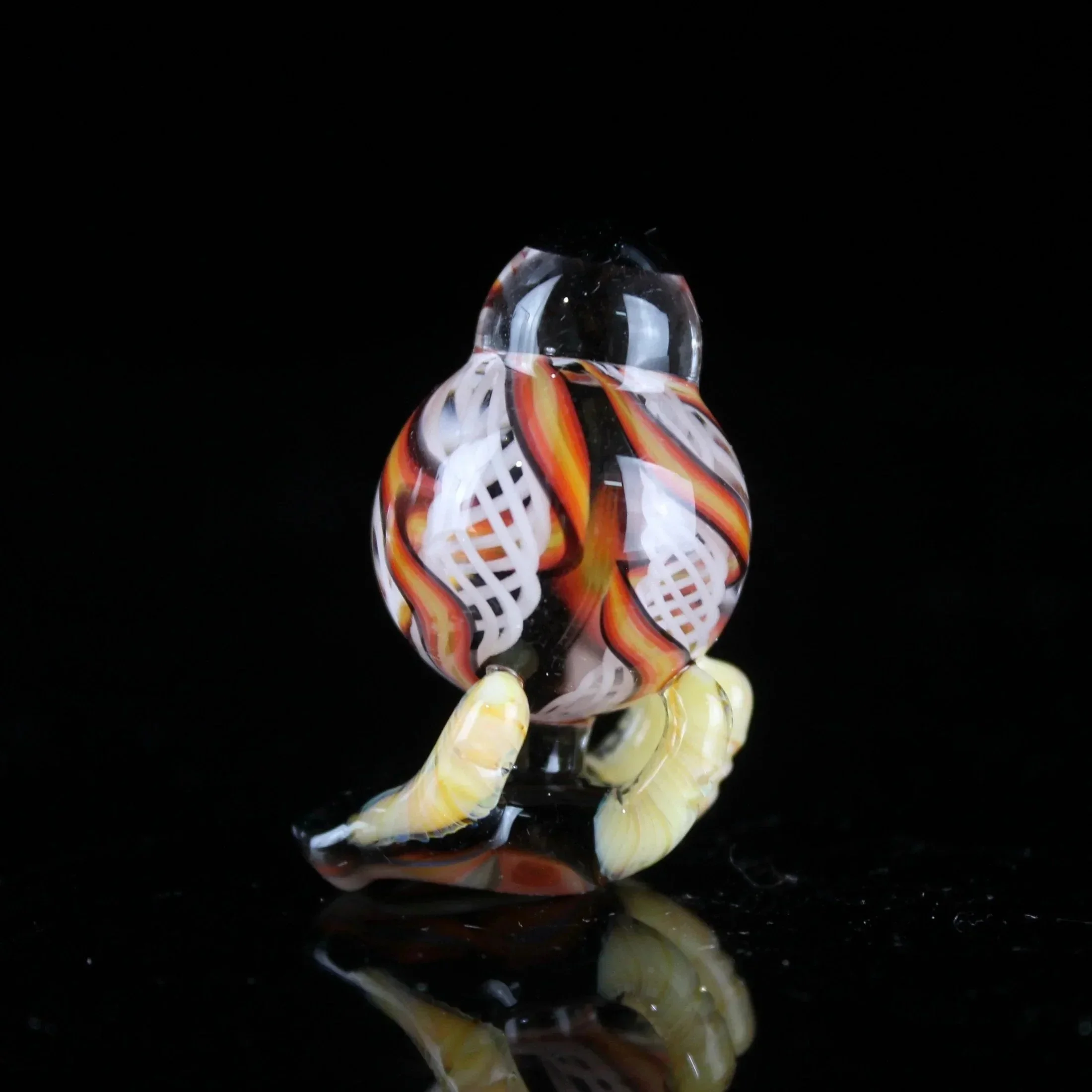 Goober Gabe - Fine Line Latticino Desert Fire Slurper Plug - Image 4