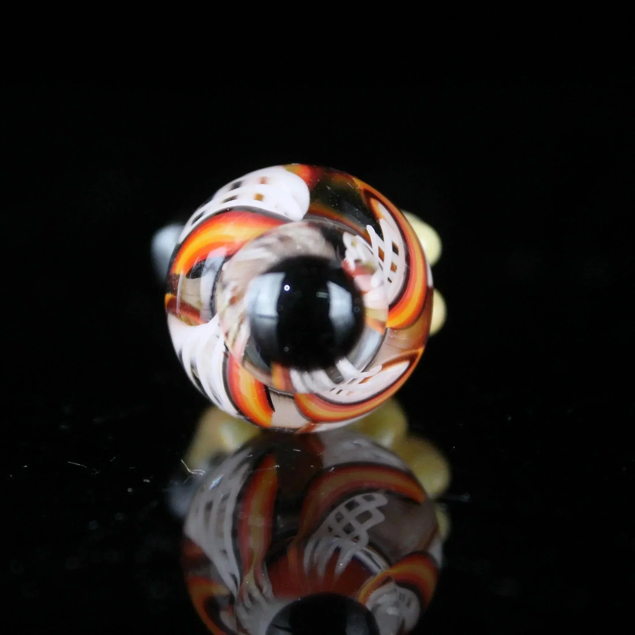 Goober Gabe - Fine Line Latticino Desert Fire Slurper Plug - Image 5
