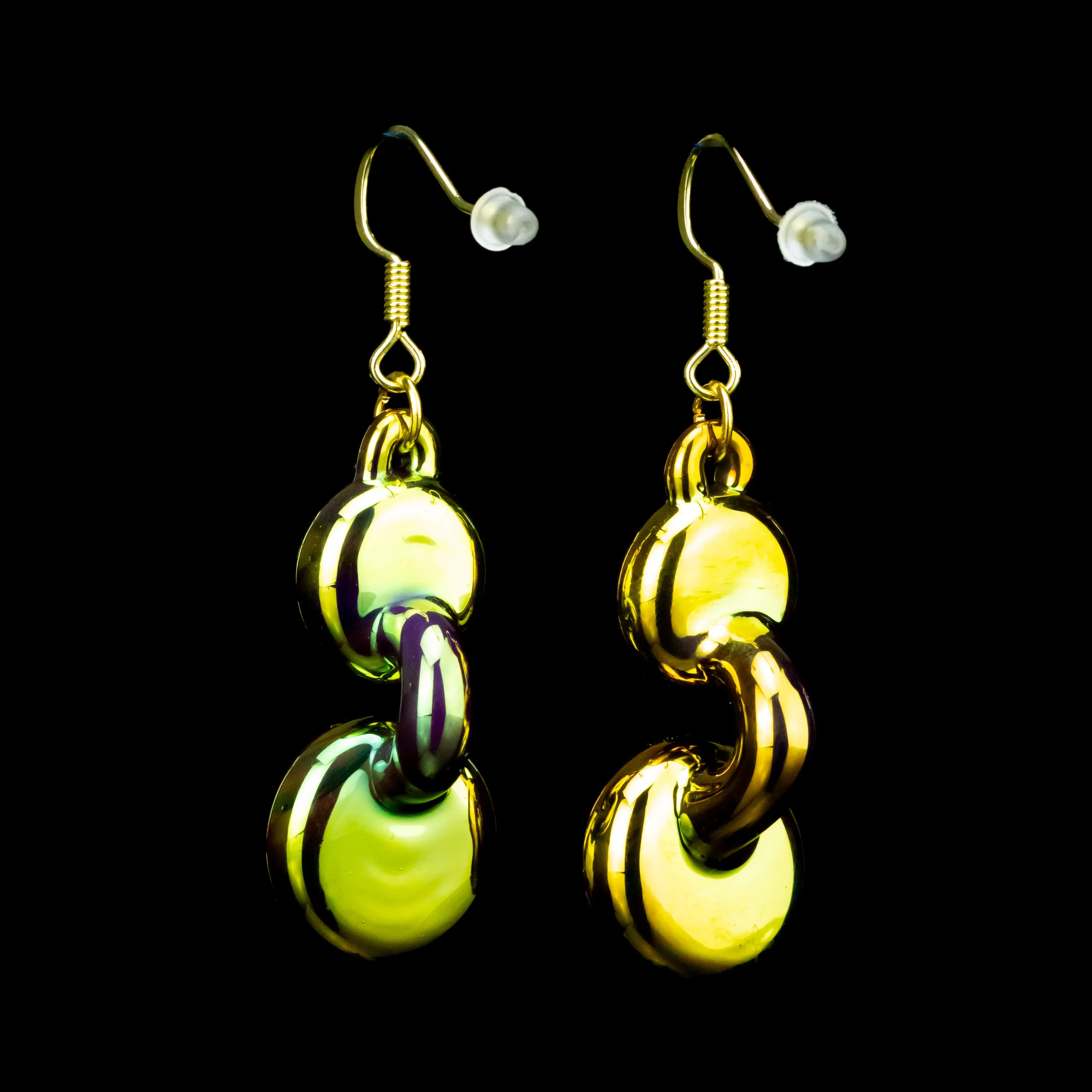 Green T - Sacred Pools Earrings - Image 2