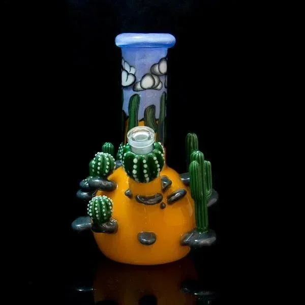 Grimm Glass x Greg Wilson Double Layer Cactus Rig with Carb Cap - Image 5