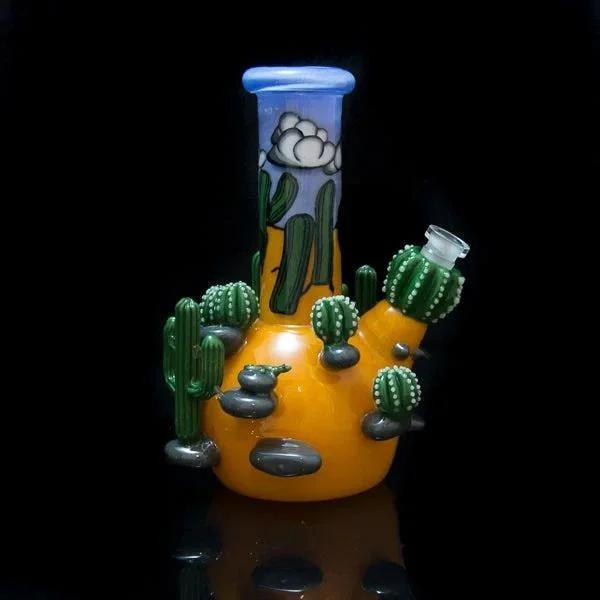 Grimm Glass x Greg Wilson Double Layer Cactus Rig with Carb Cap - Image 6