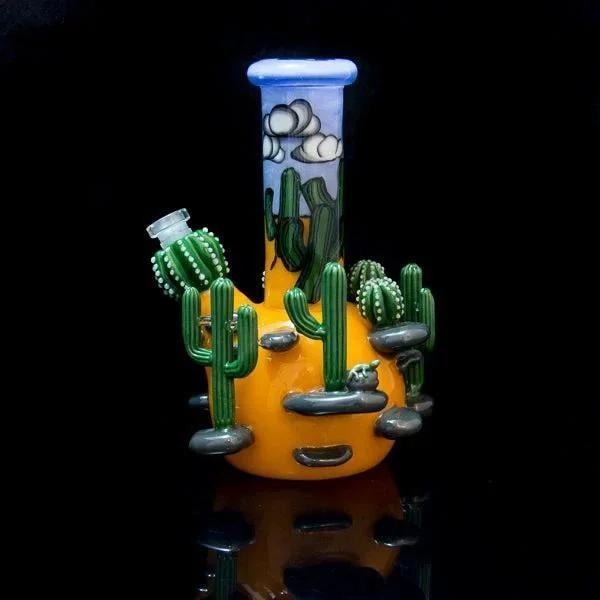 Grimm Glass x Greg Wilson Double Layer Cactus Rig with Carb Cap - Image 7