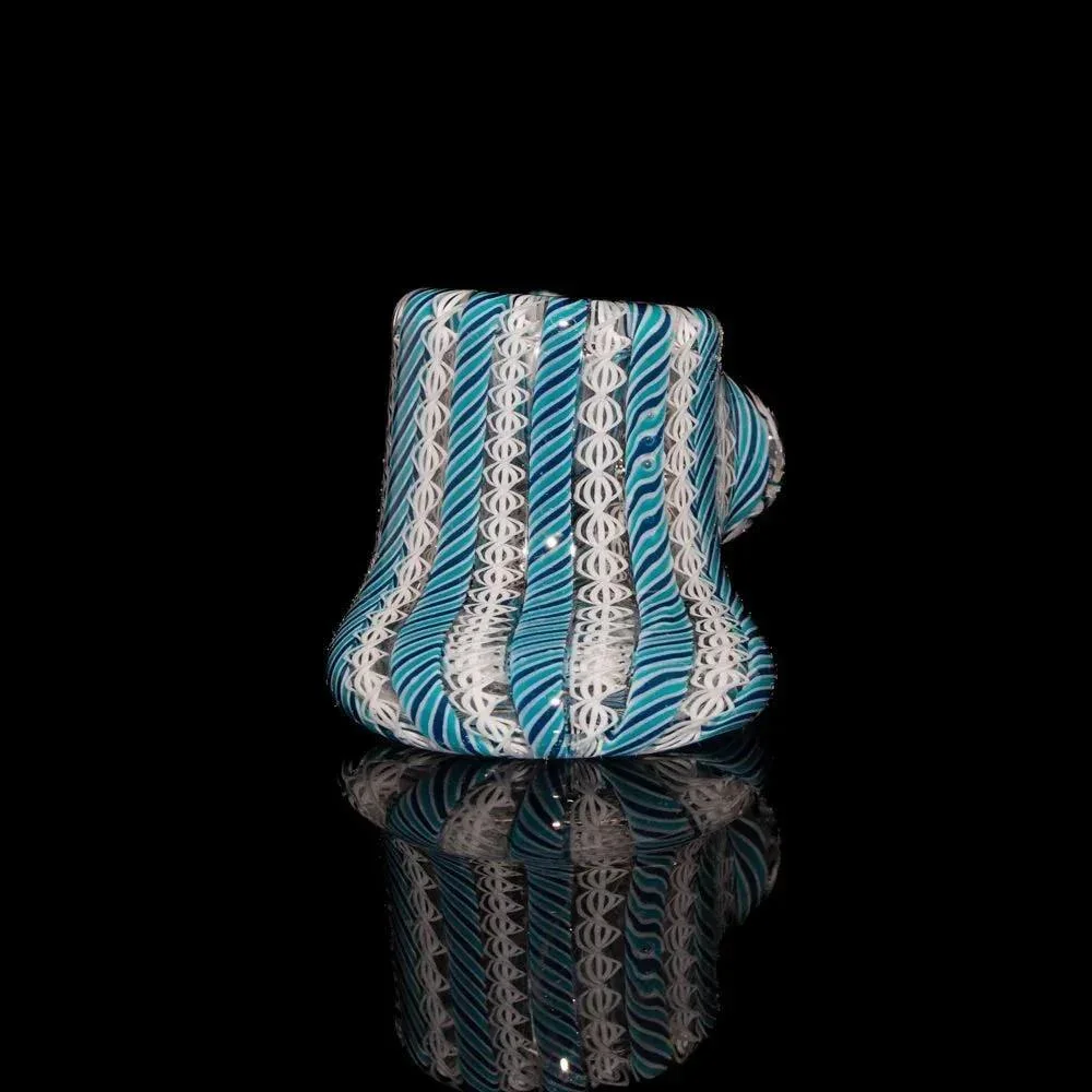 Harold Cooney - Navy & Teal Zanfirico Pocket Hammer - Image 4