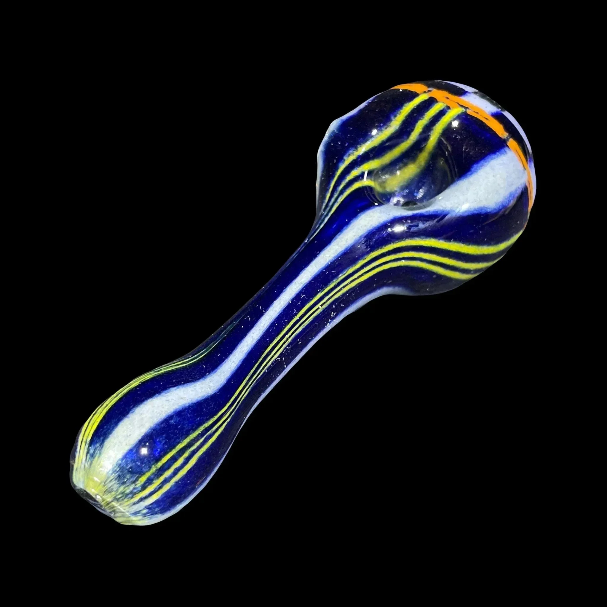Hoffman Glass - Blue & White Checker Spoon - Image 2