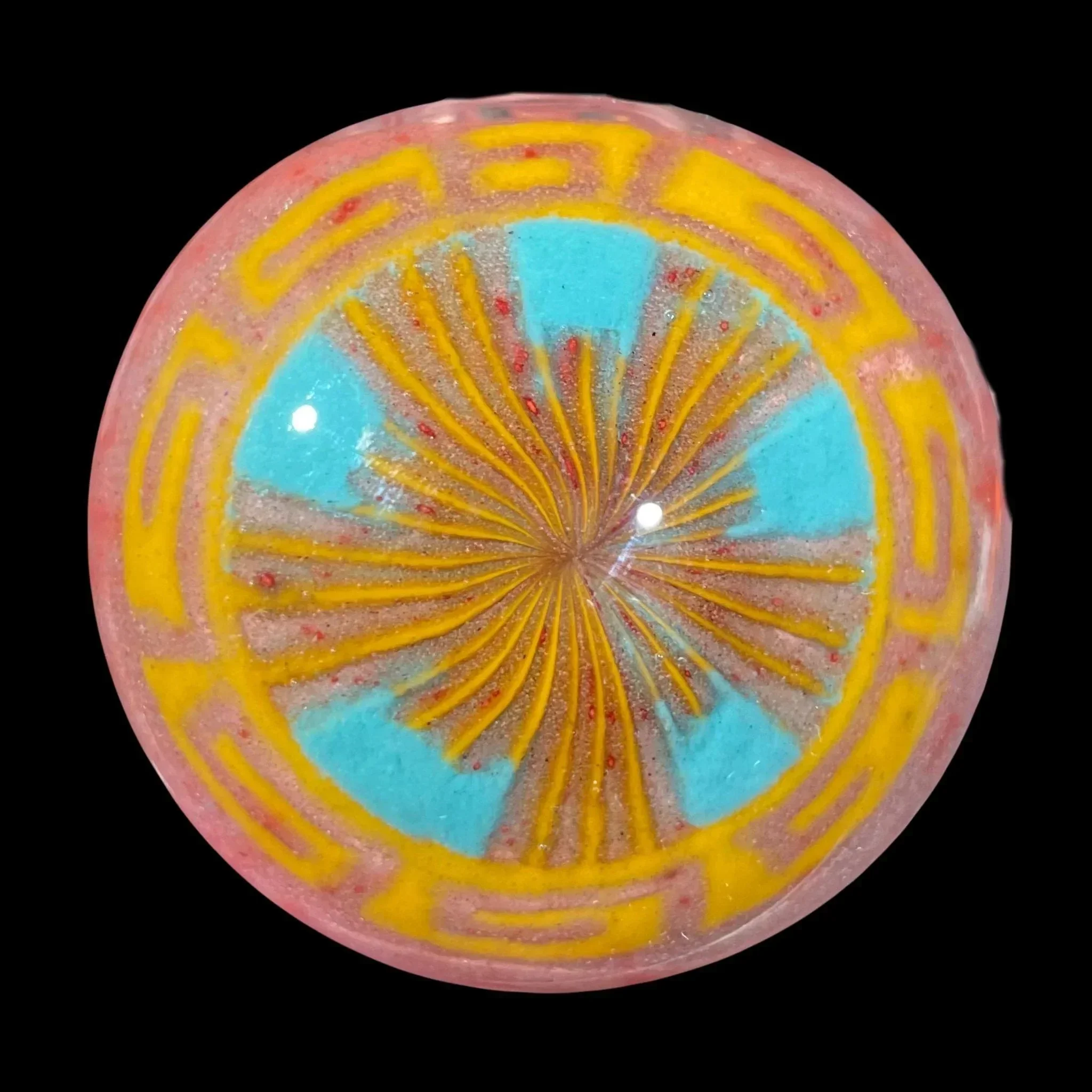 Hoffman Glass - Red Aztek Spoon - Image 4