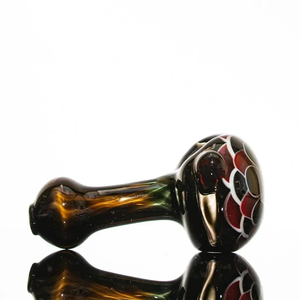 Hot Mess Glass - Black & Red Dotstack Spoon - Image 3