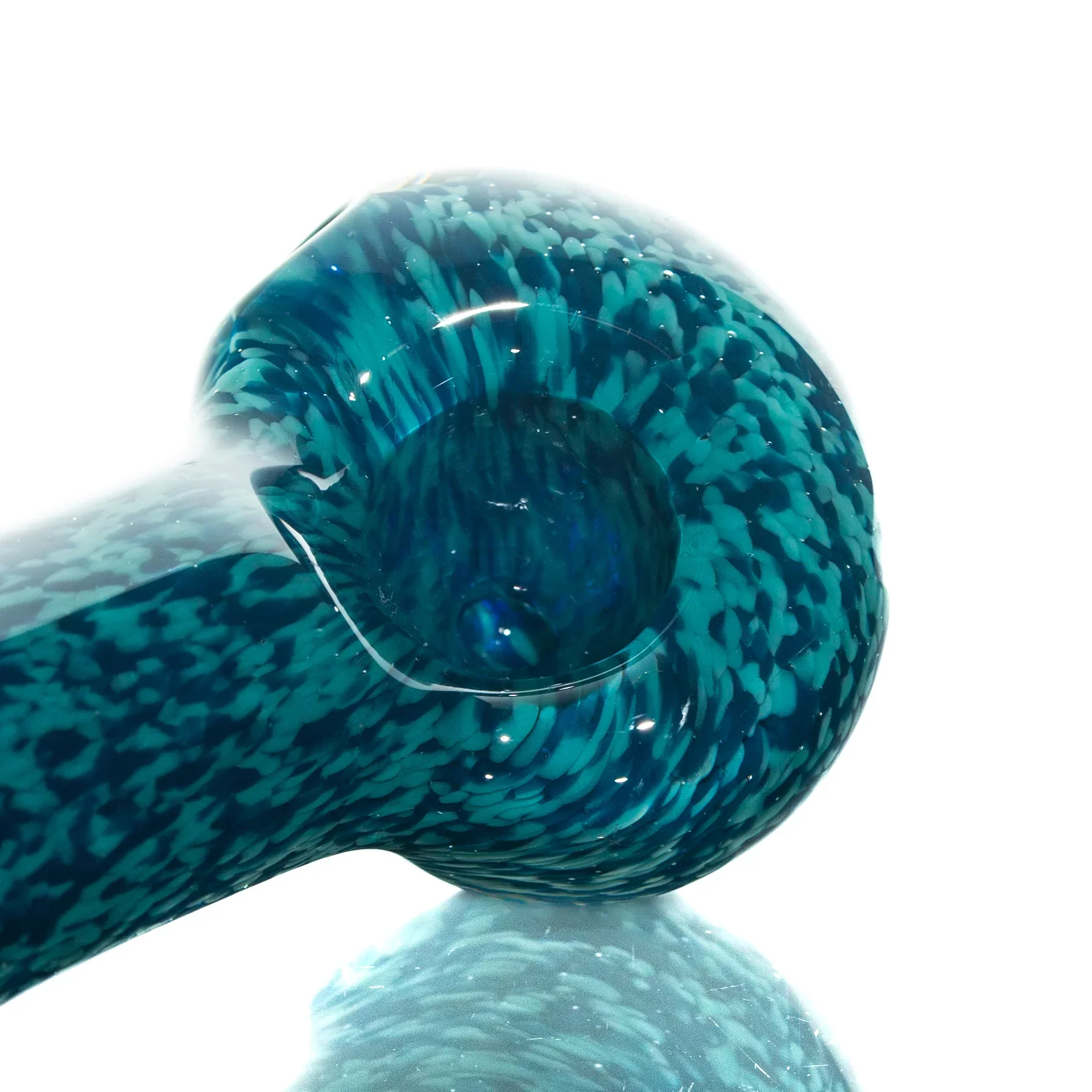 Humboldt Studios - Aqua Azul & Peacock Frit Spoon - Image 3
