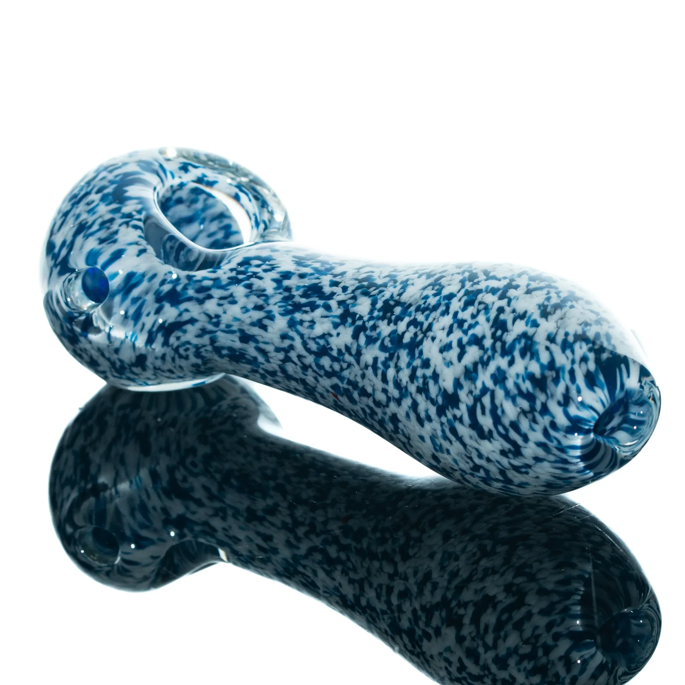 Humboldt Studios - Blue & White Frit Spoon - Image 2