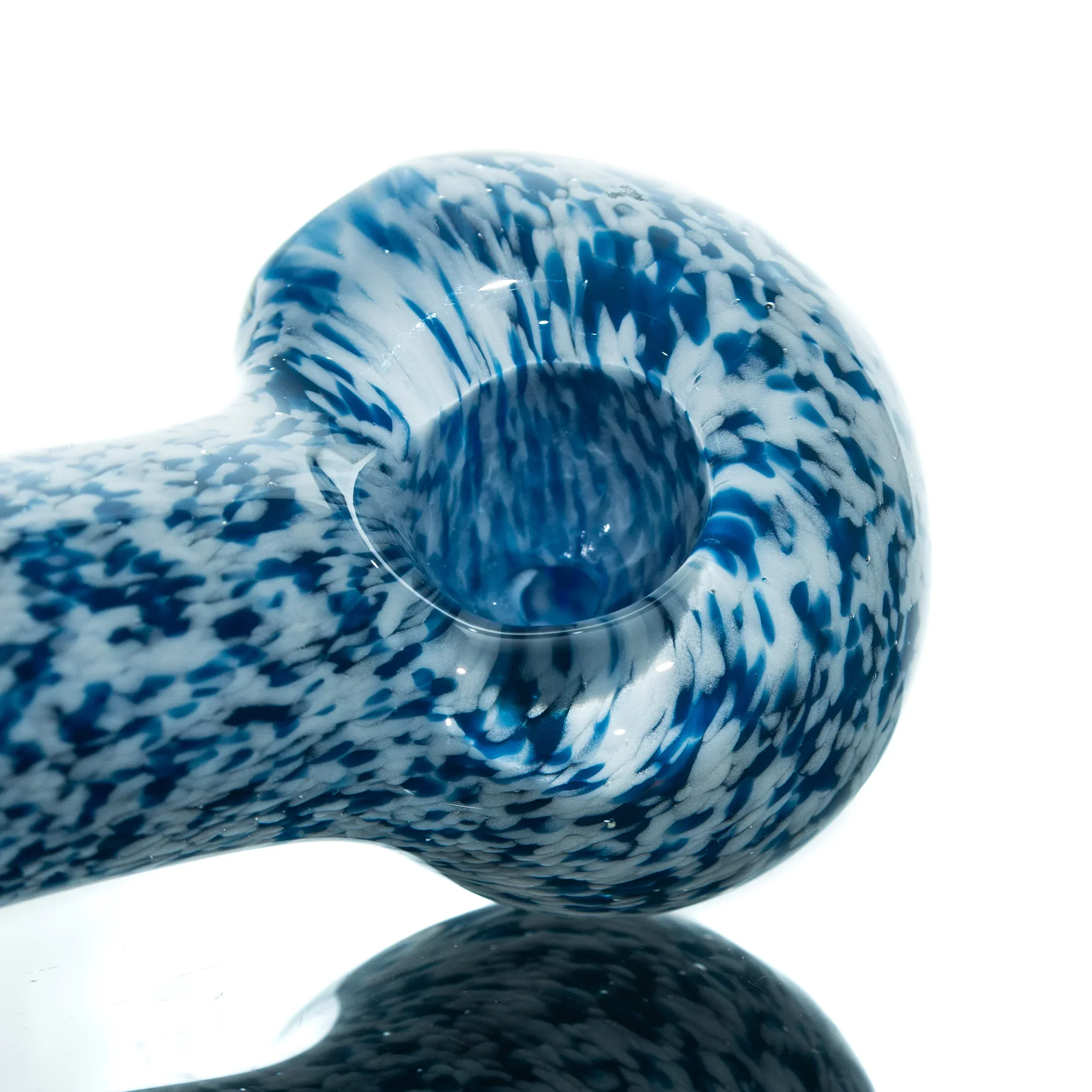 Humboldt Studios - Blue & White Frit Spoon - Image 3