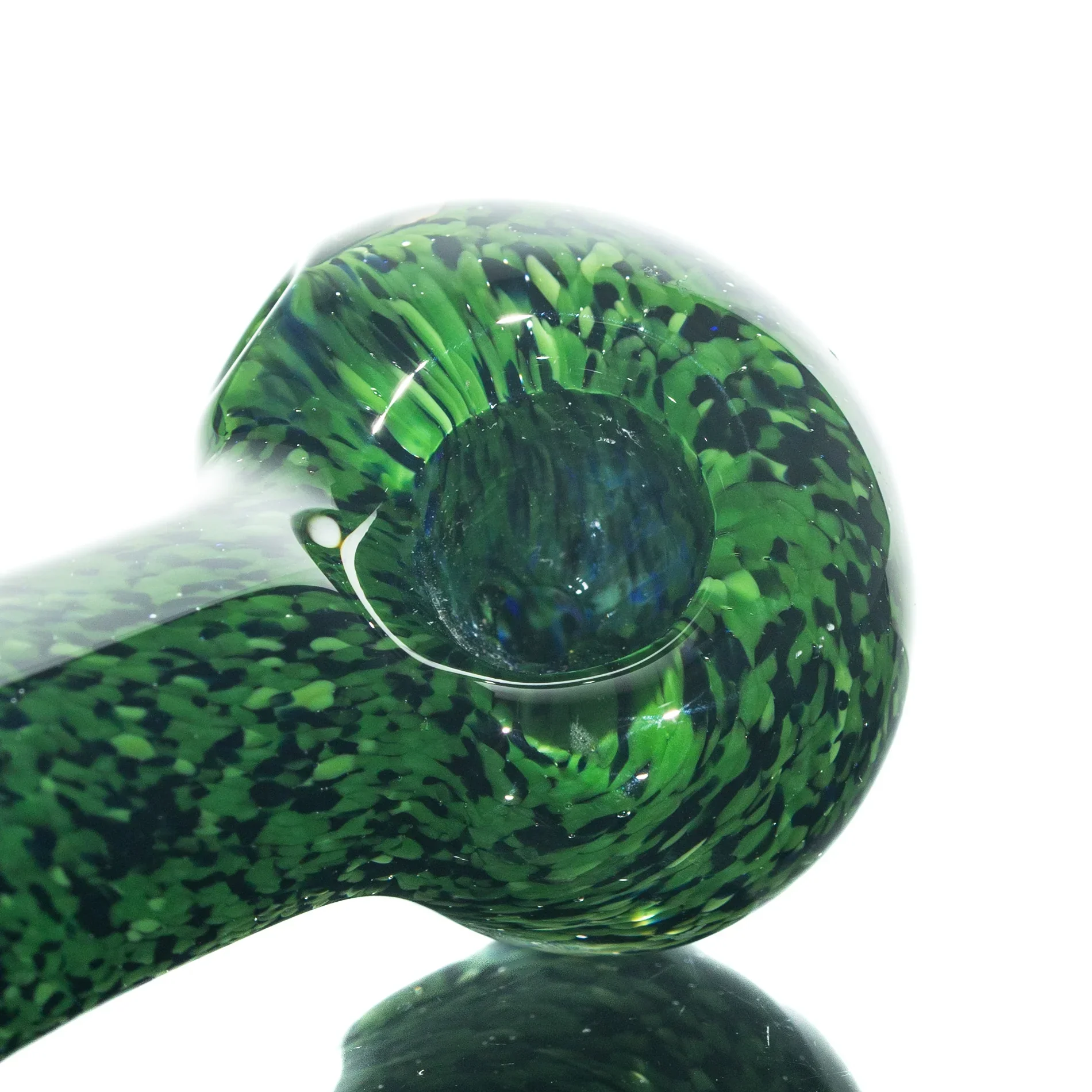 Humboldt Studios - Green & Black Frit Spoon - Image 3