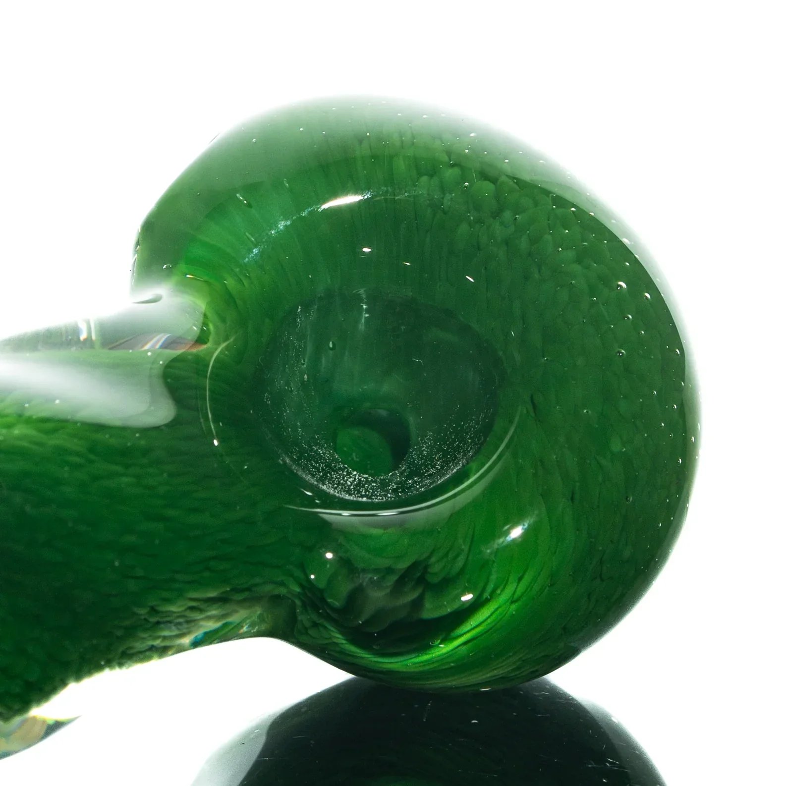Humboldt Studios - Green Frit Twist Spoon - Image 3