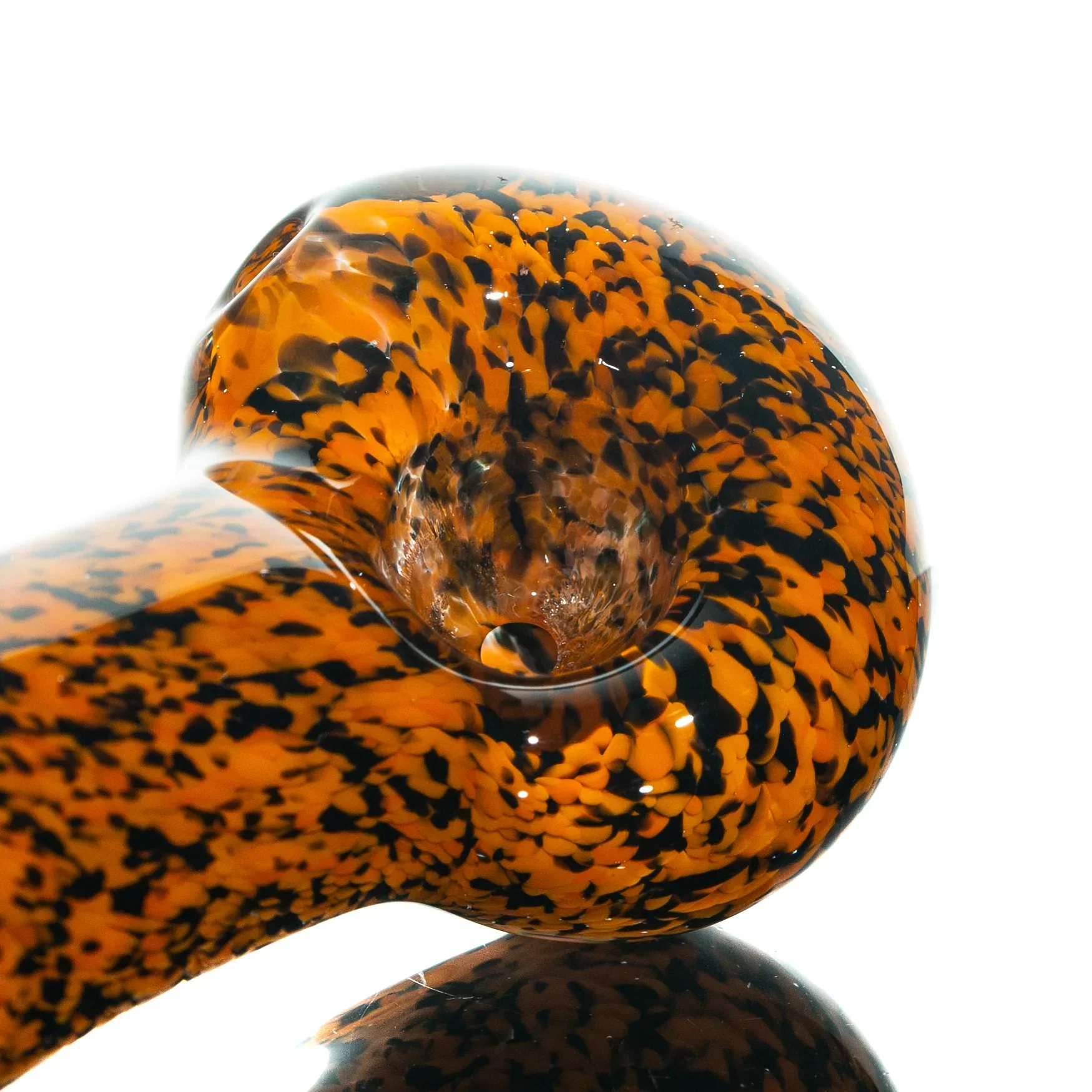 Humboldt Studios - Orange & Black Frit Spoon - Image 3