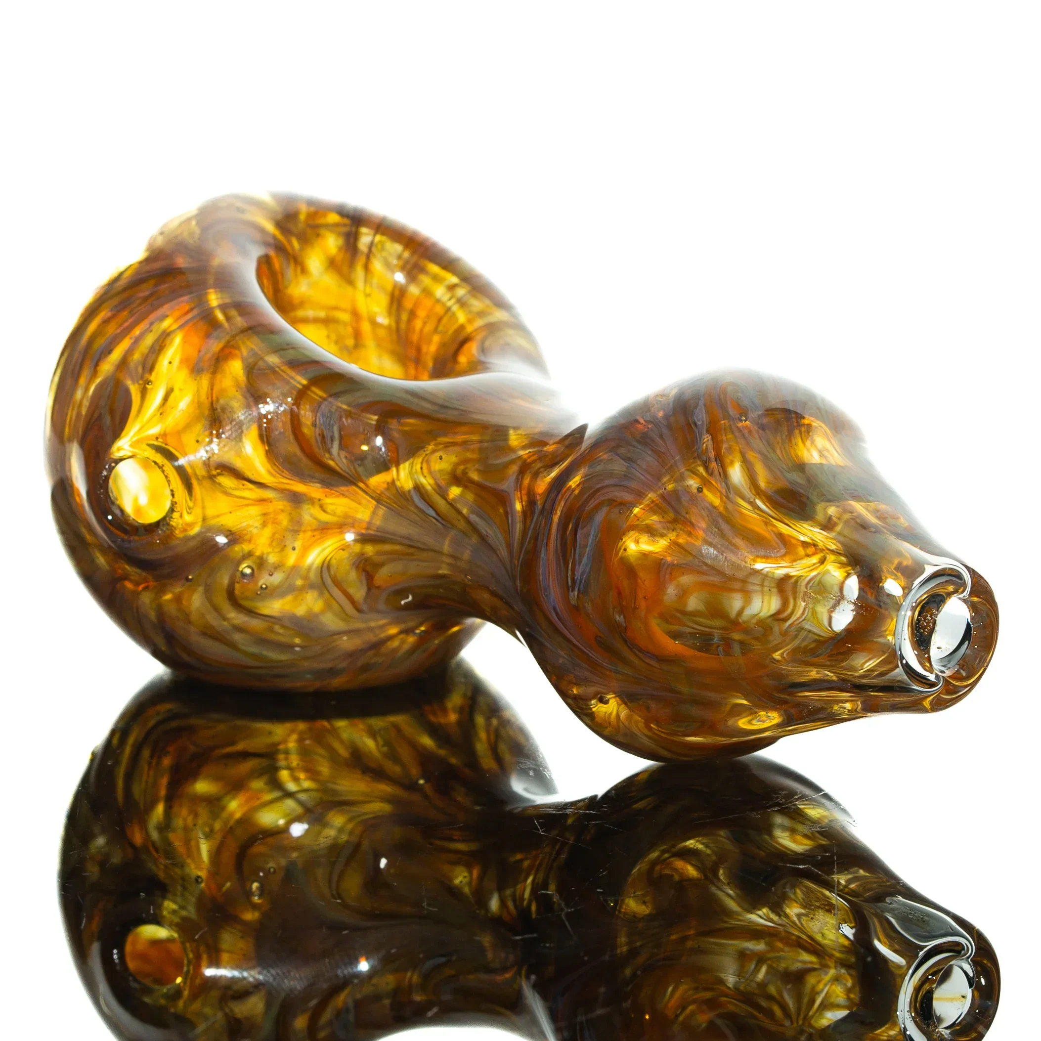 Humboldt Studios - Orange, Slyme Wrap & Rake Hour Glass Spoon - Image 2