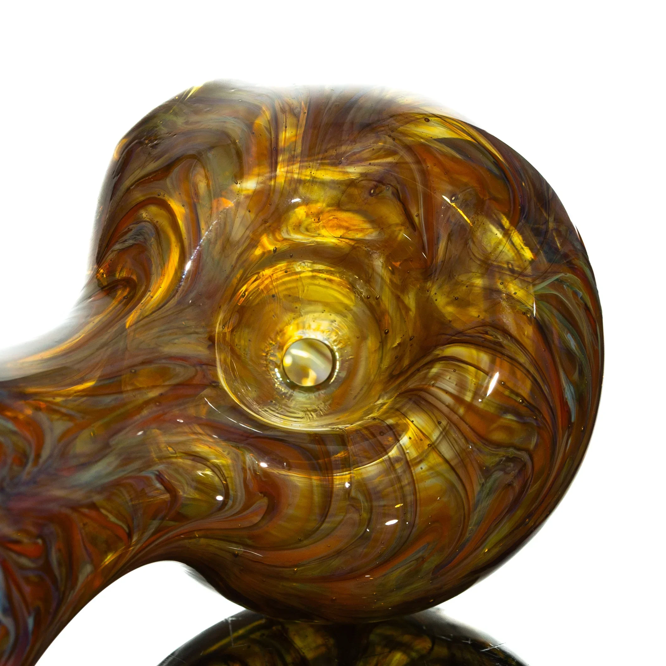 Humboldt Studios - Orange, Slyme Wrap & Rake Hour Glass Spoon - Image 3