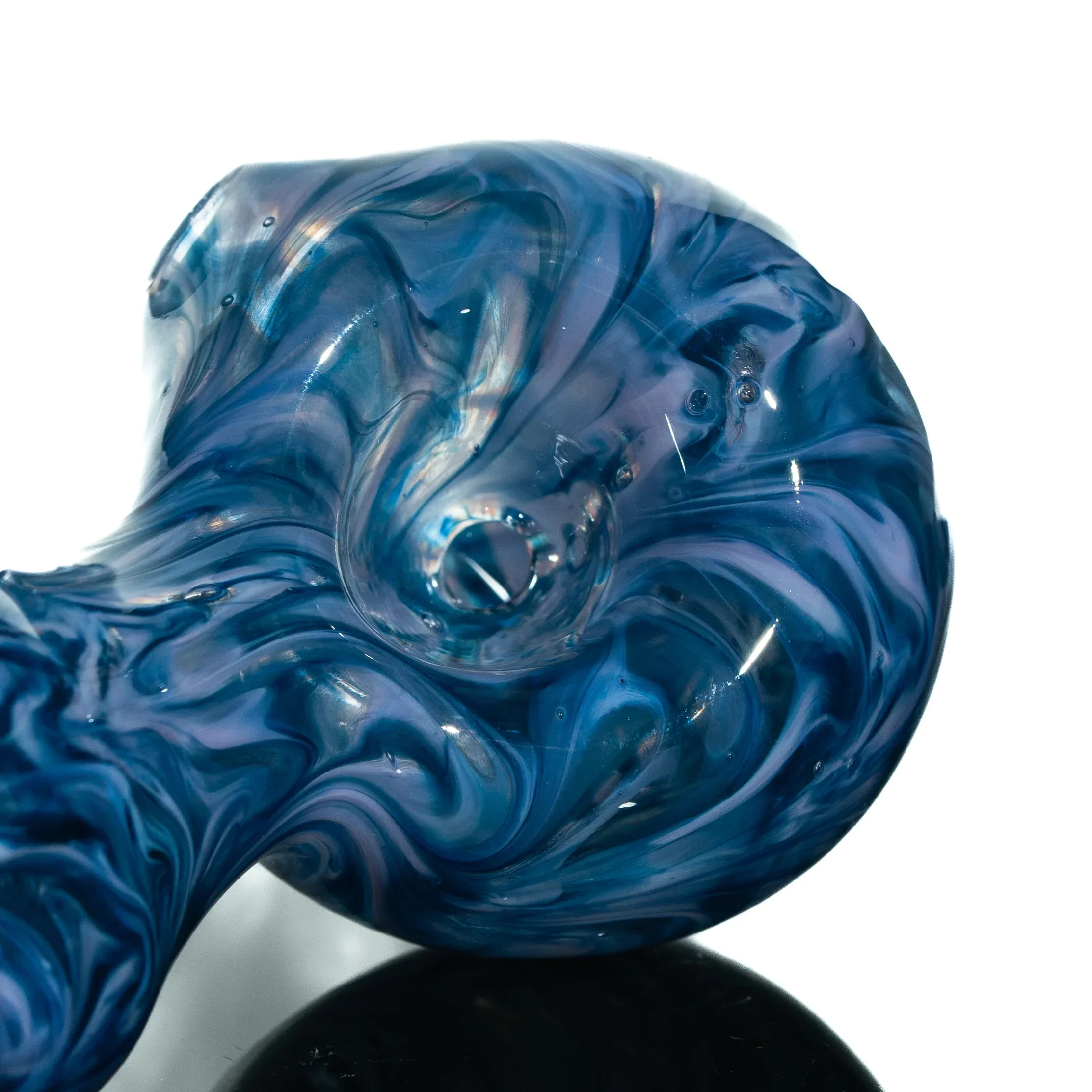Humboldt Studios - Purple, Pink Wrap & Rake Hour Glass Spoon - Image 2