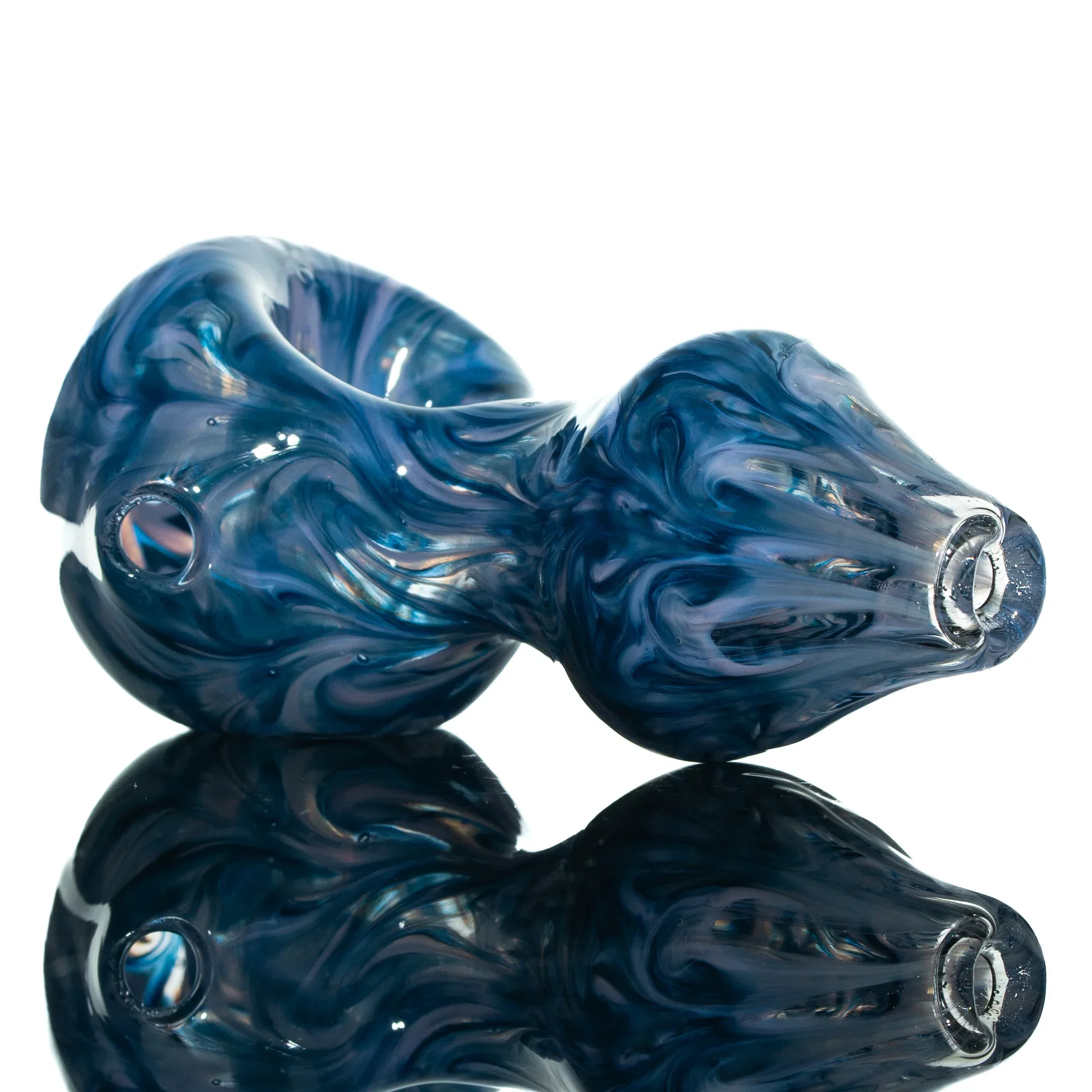 Humboldt Studios - Purple, Pink Wrap & Rake Hour Glass Spoon - Image 3