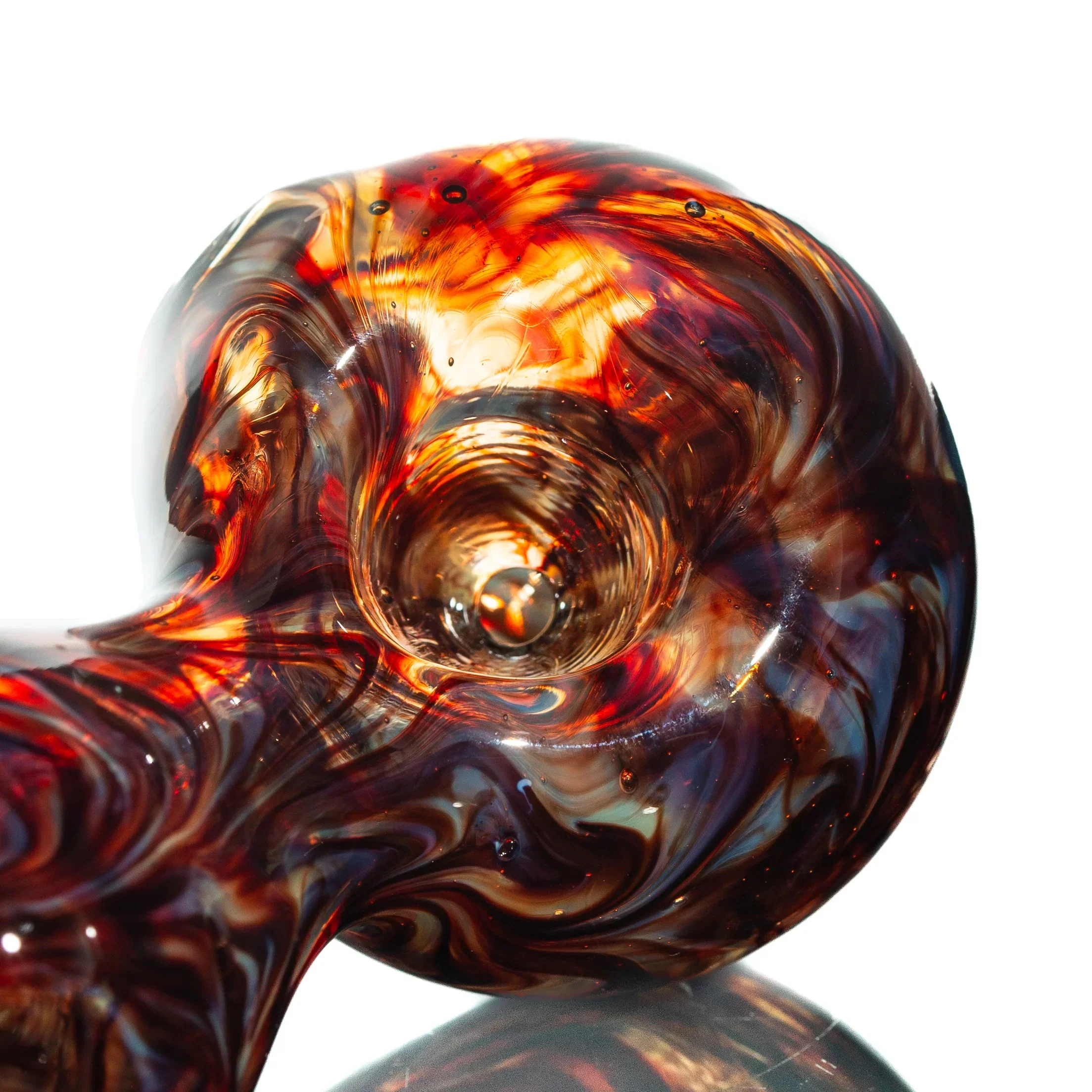 Humboldt Studios - Red, Slyme Wrap & Rake Hour Glass Spoon - Image 2