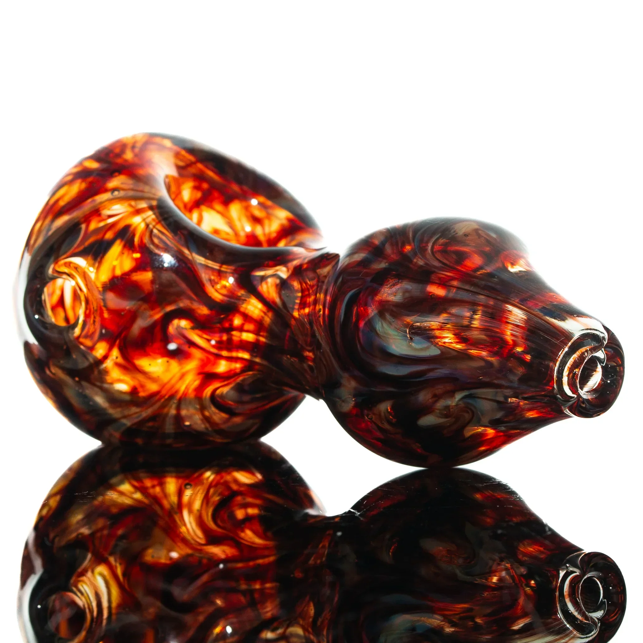 Humboldt Studios - Red, Slyme Wrap & Rake Hour Glass Spoon - Image 3