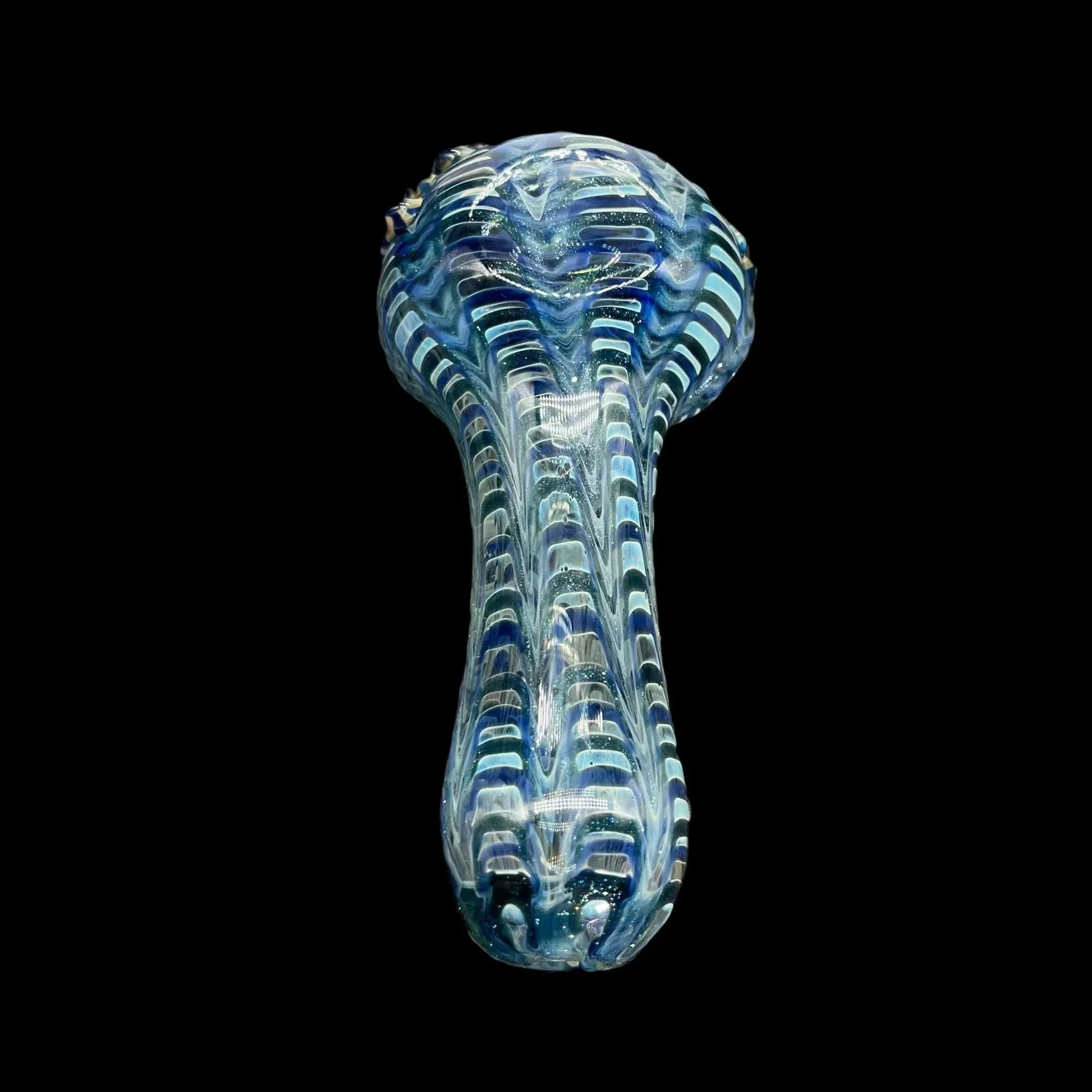 I Love Frank - Blue Wrap & Rake Owl Pipe - Image 4