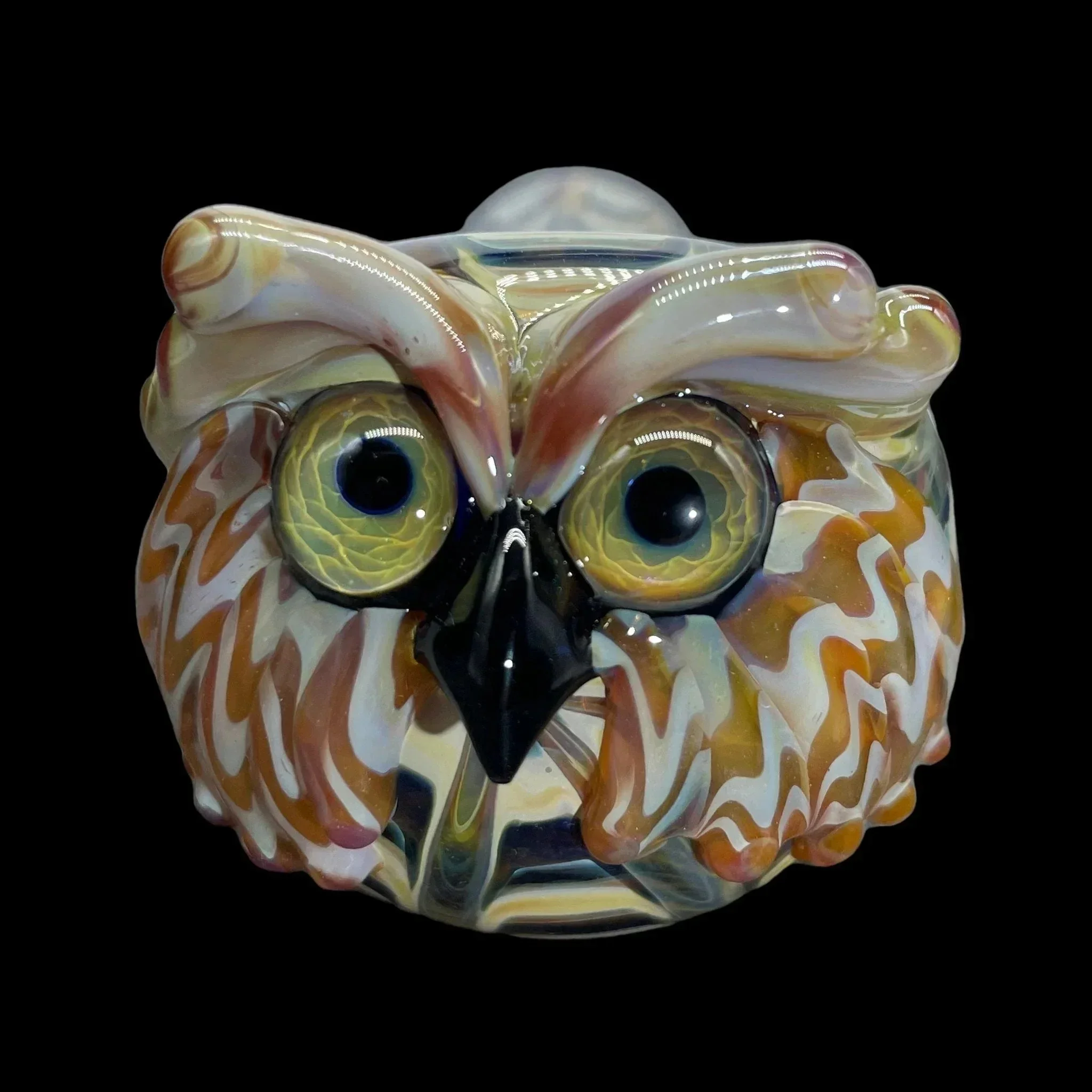 I Love Frank - Brown Wrap & Rake Owl Pipe - Image 2