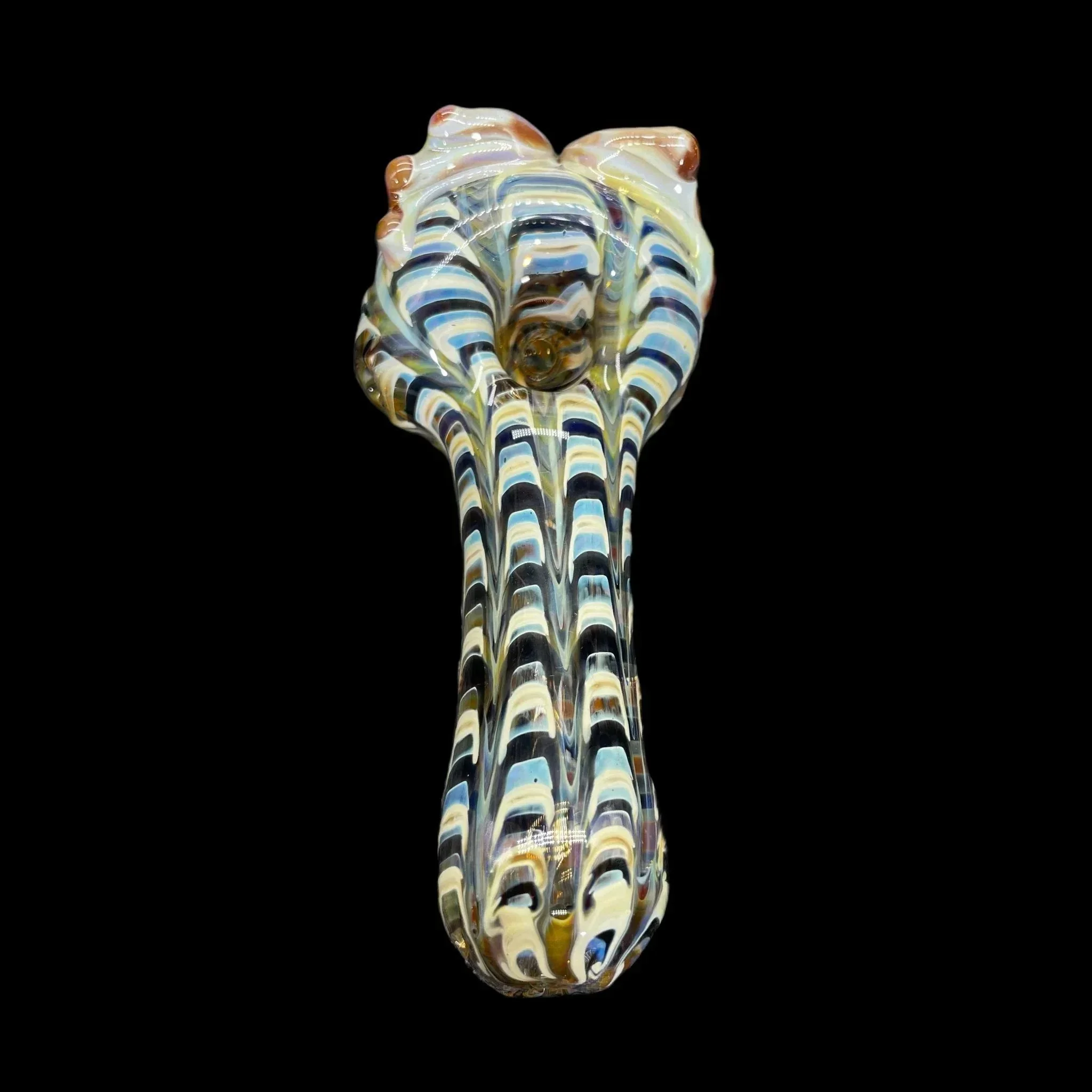 I Love Frank - Brown Wrap & Rake Owl Pipe - Image 3