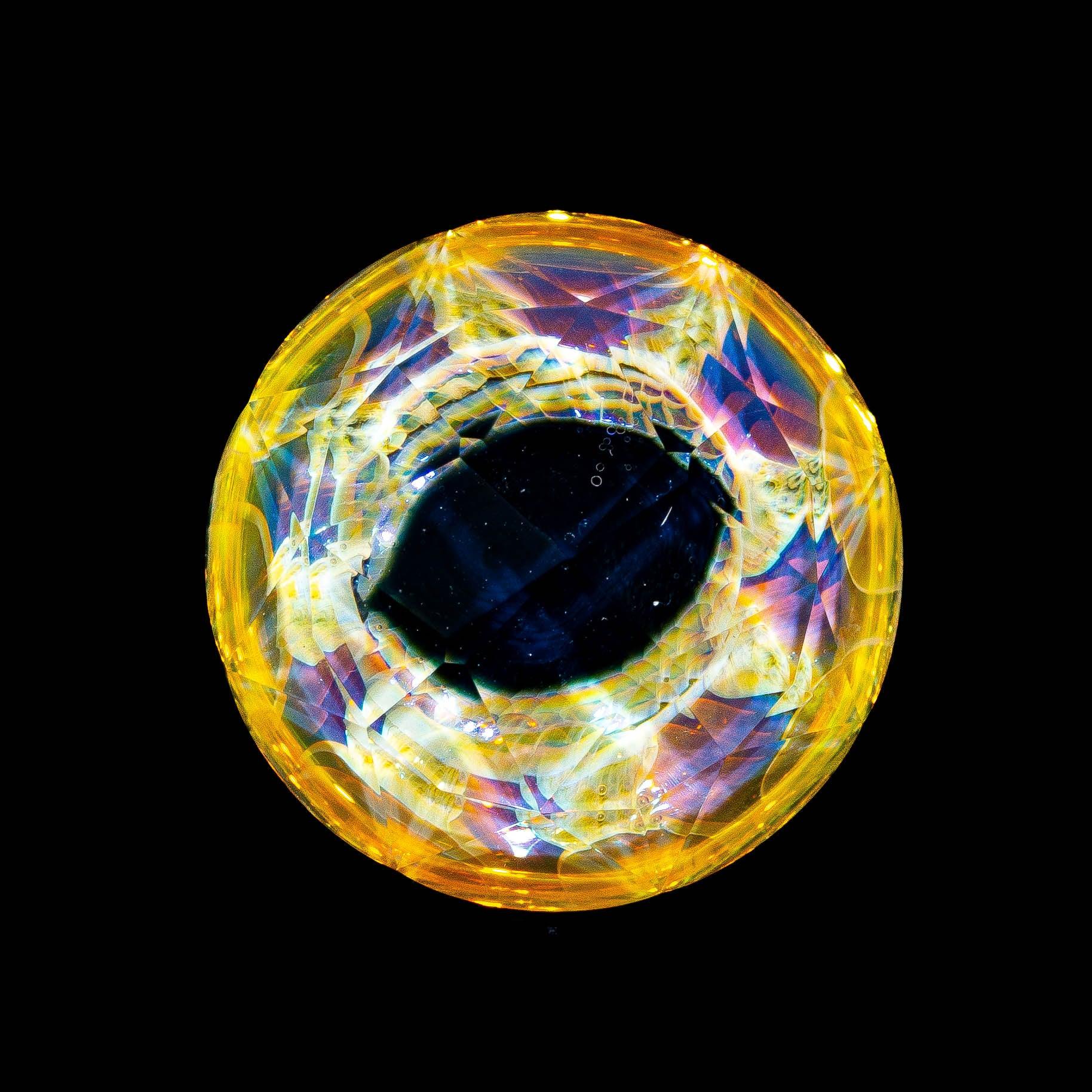 Indo Glass x Fatal Facets - Pupil 26MM Marble - Image 2