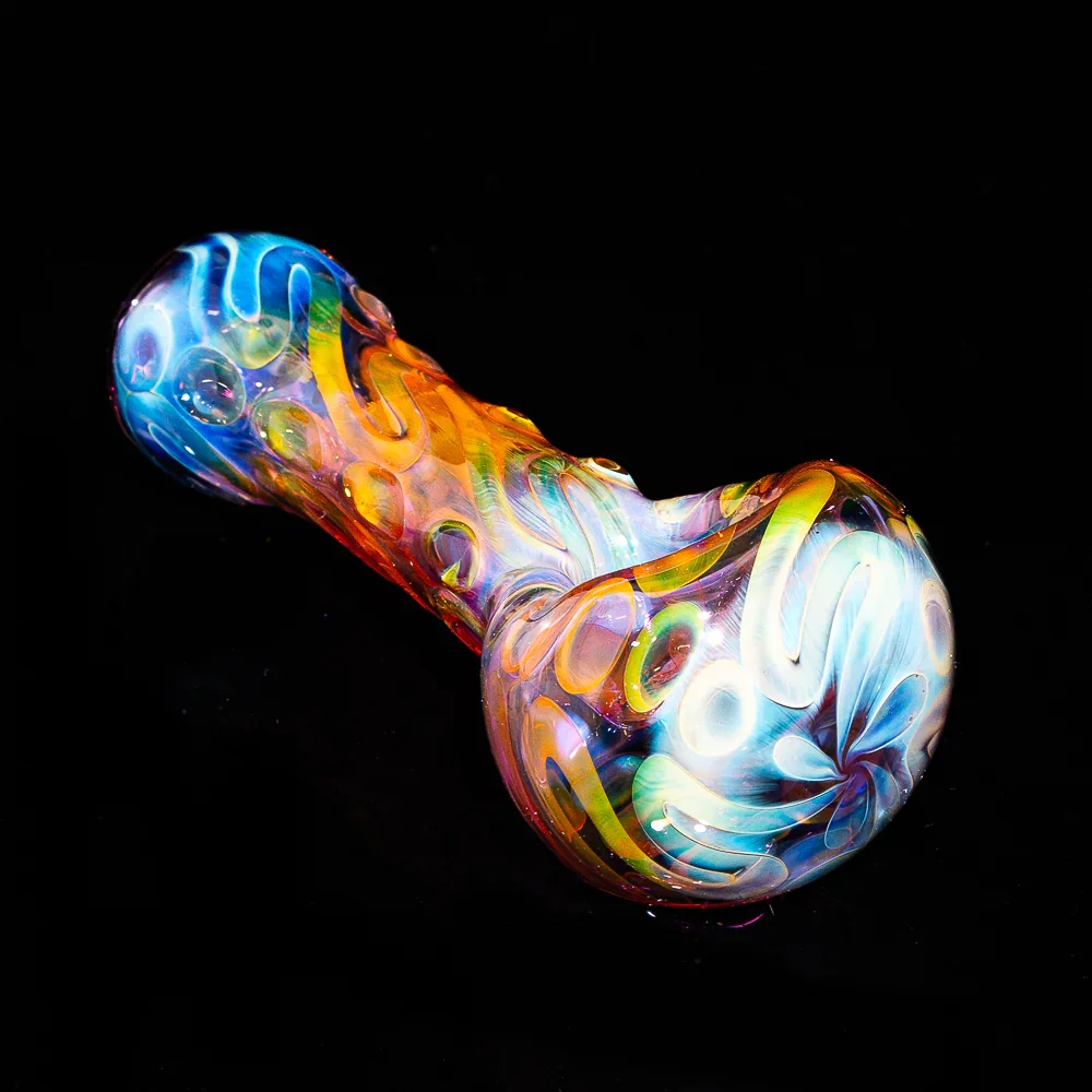 Izlow Glass - Fumed Scribble Spoon - Image 2