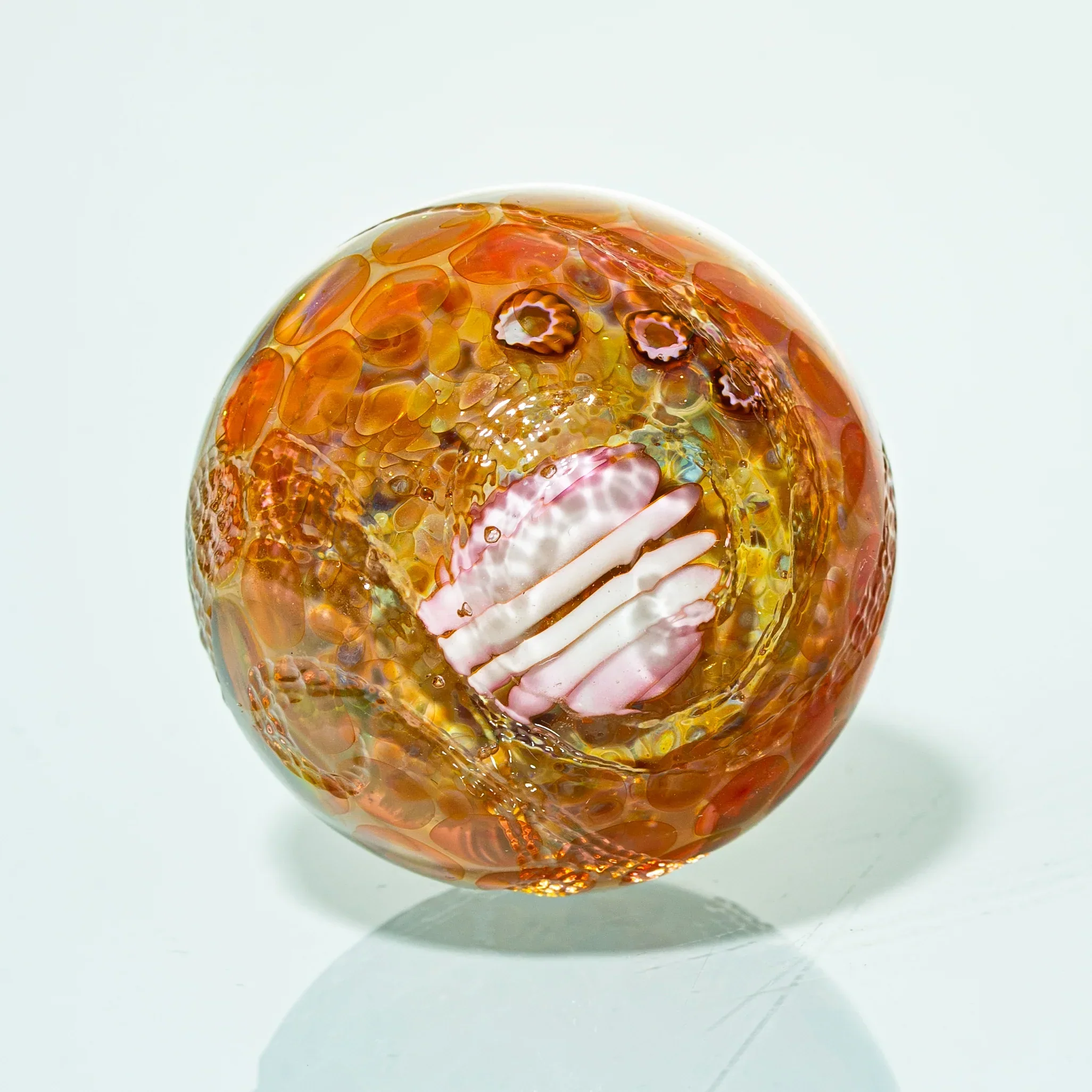 Delong Glass - Bioluminescent Tidepool 38MM Marble - Image 3