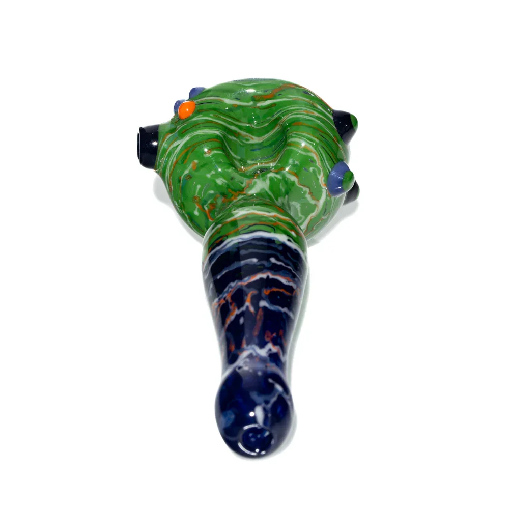 Jeff Spaga - Green & Navy Wig Wag Cab Spoon - Image 4