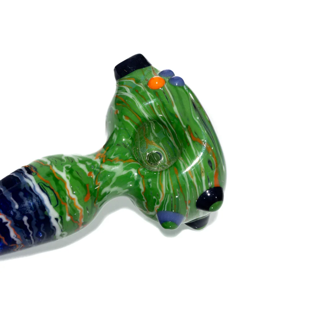 Jeff Spaga - Green & Navy Wig Wag Cab Spoon - Image 5