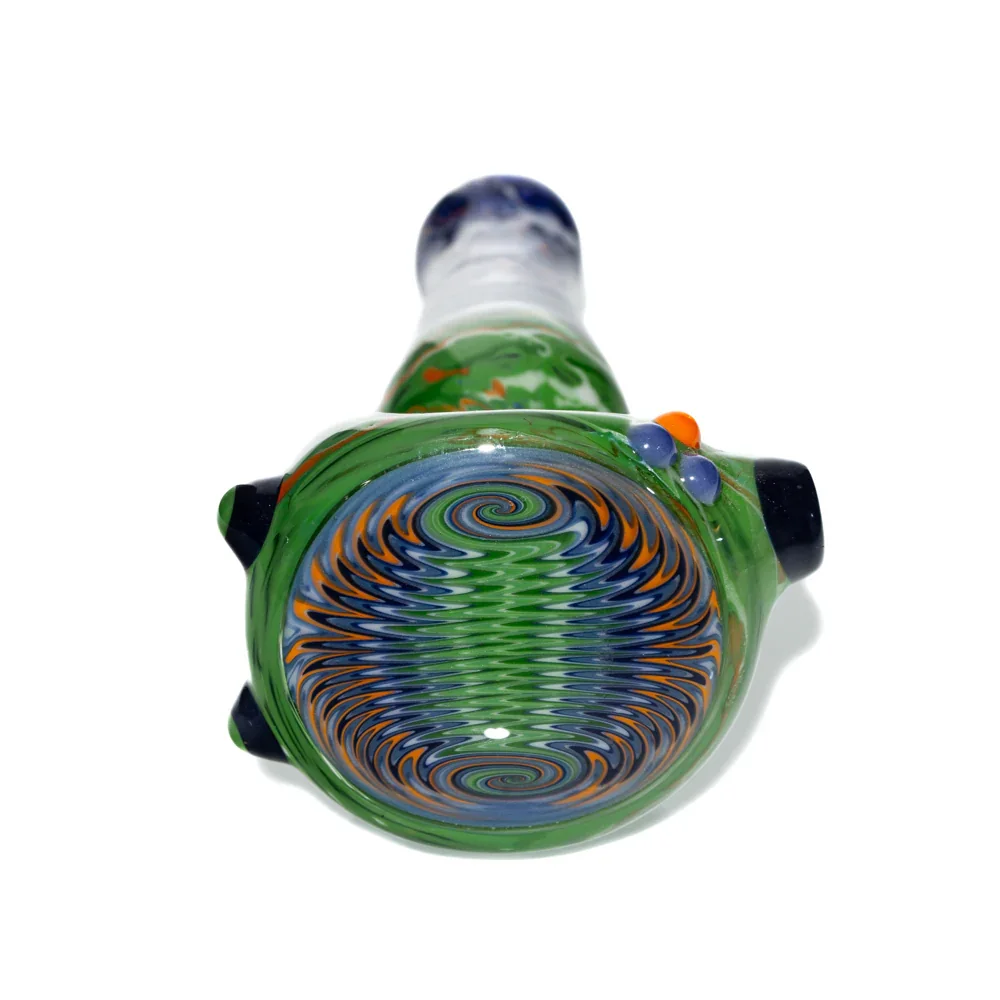 Jeff Spaga - Green & Navy Wig Wag Cab Spoon - Image 6